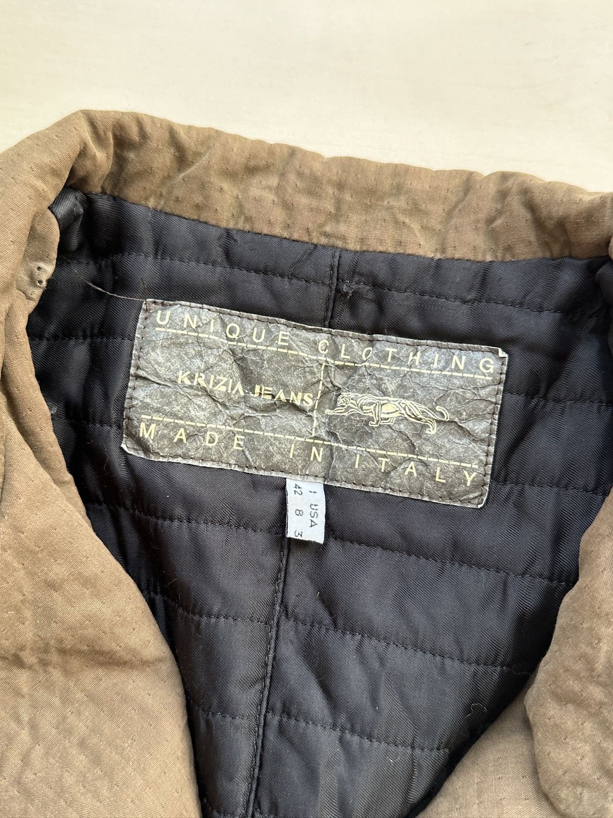 Krizia Uomo Krizia jeans Contrast Stitch Silhouette Padded Jacket Size M / US 6-8 / IT 42-44 - 7 Thumbnail