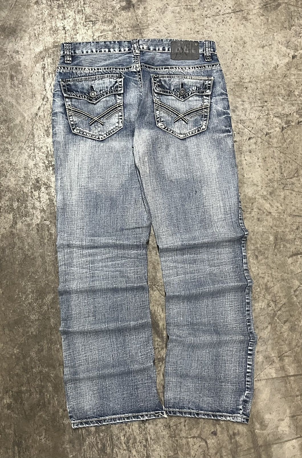 Vintage Y2k baggy fit denim pants skater hype rare wide leg Size US 34 / EU 50 - 1 Thumbnail