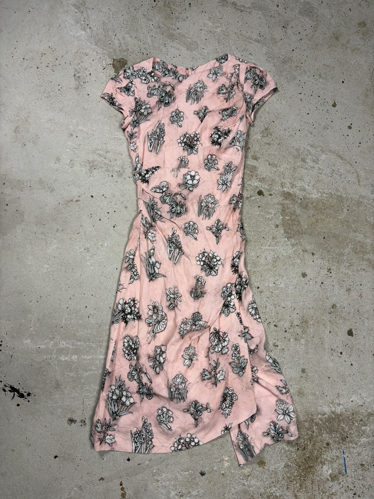 Vivienne Westwood Vivienne Westwood Red Label 2013 Pink Floral Print Dress Size M / US 6-8 / IT 42-44 - 1 Thumbnail