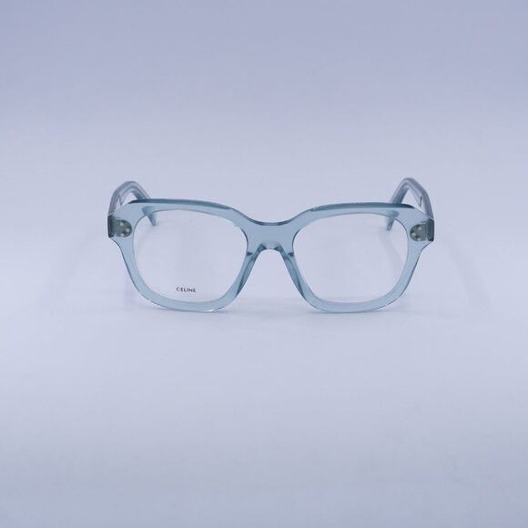 Celine Celine CL50124I 093 Eyeglasses Shiny Transparent Lime 52mm Size ONE SIZE - 2 Thumbnail