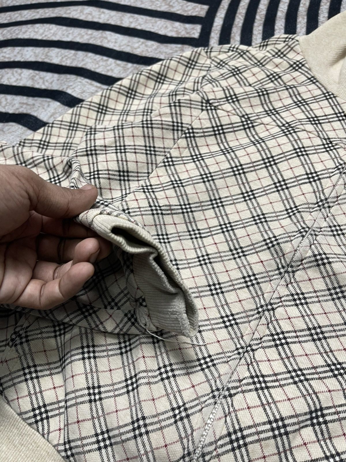 Burberry 🐐90s BURBERRY LONDON BLUE LABEL NOVACHECK SWEATER Size XS / US 0-2 / IT 36-38 - 8 Thumbnail