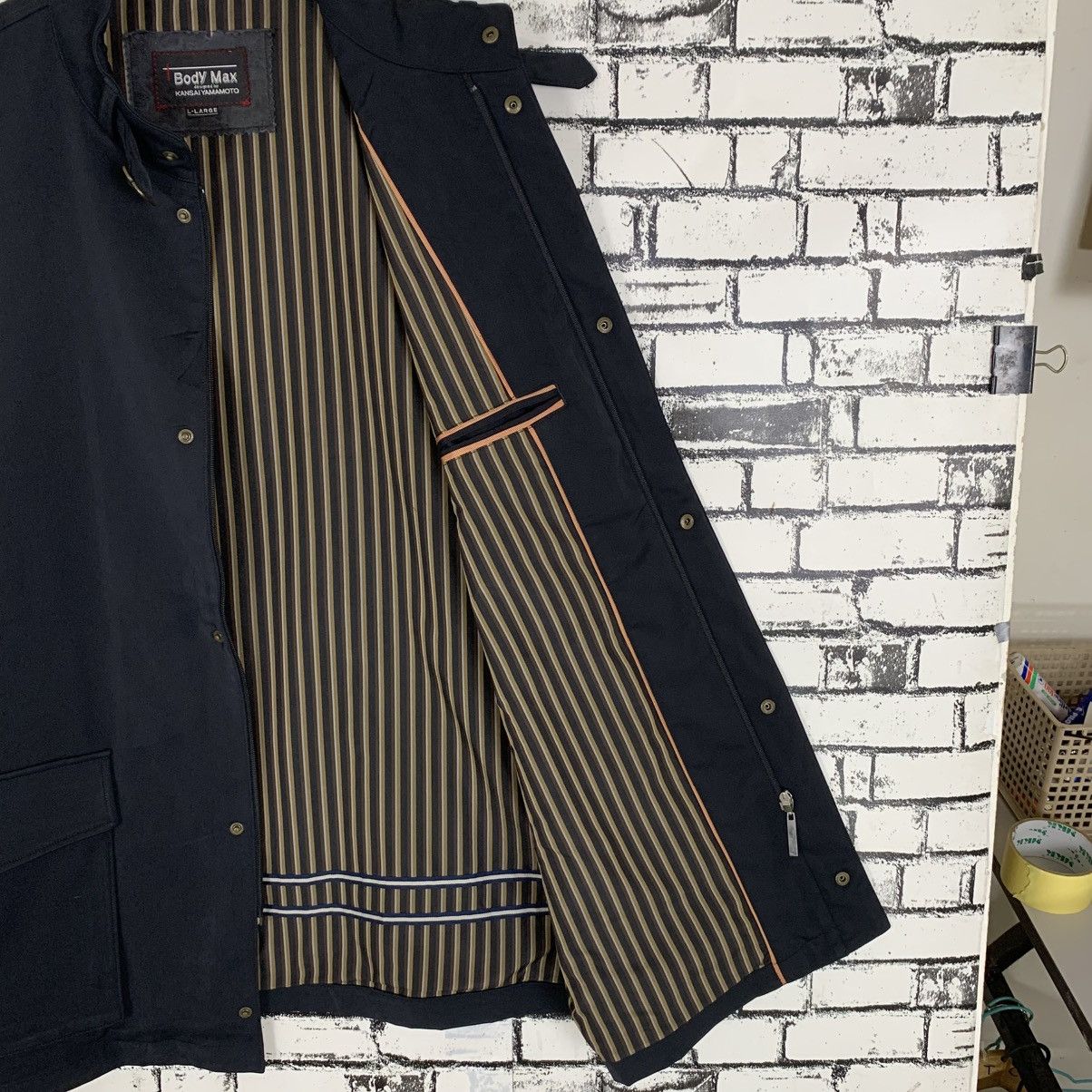 Designer × Kansai Yamamoto × Vintage Vintage Body Max Kansai Yamamoto Overvoat Size US L / EU 52-54 / 3 - 9 Thumbnail