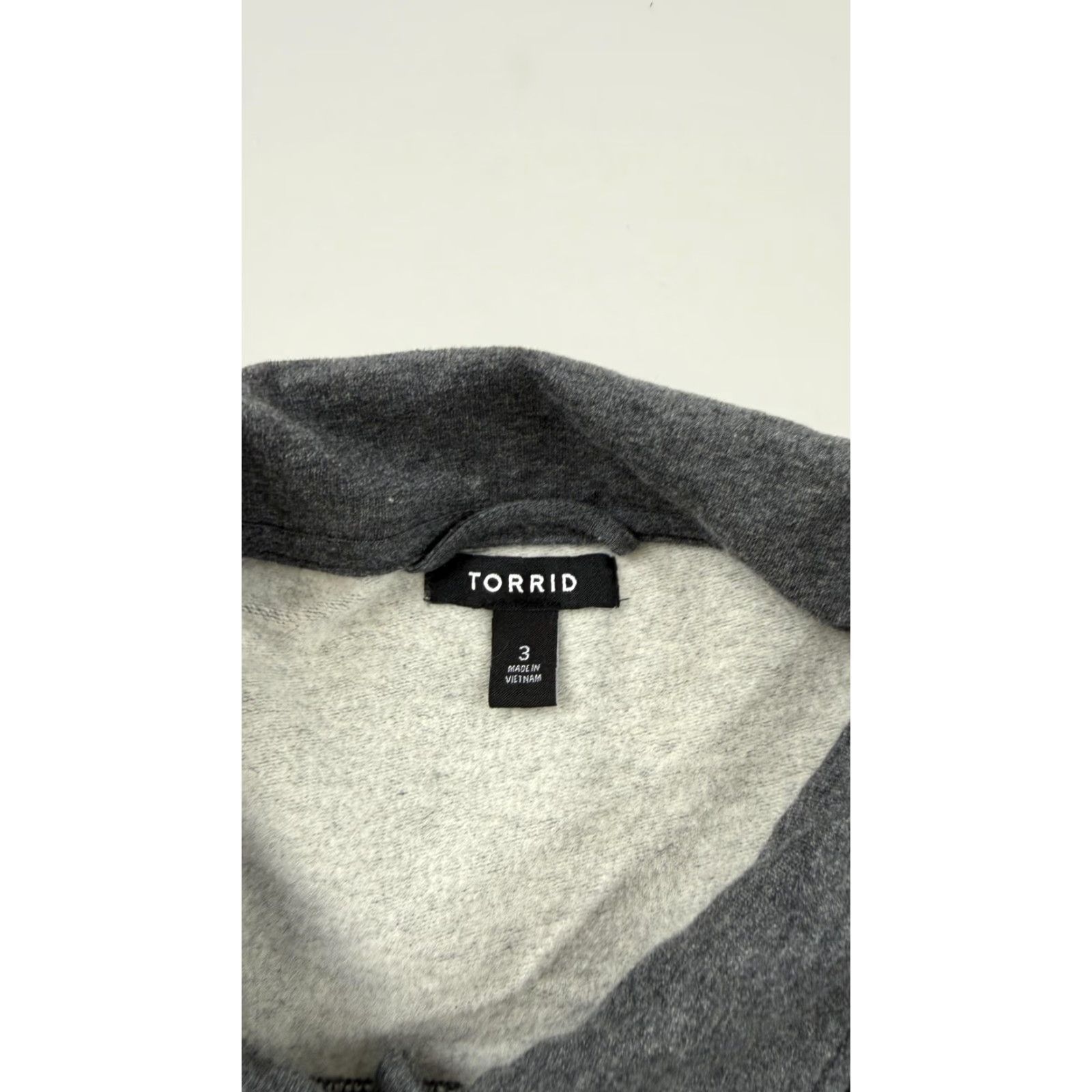 Torrid TORRID Shacket Jacket Plus Size 3X Gray Fleece Lined Button Front Collared Womens Size XXL / US 16-18 / IT 52-54 - 5 Thumbnail