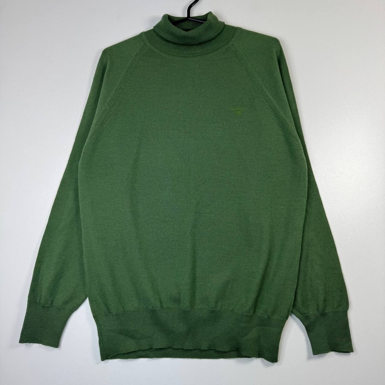 Barbour Barbour Merino Wool Roll Neck Sweater Green Womens L Size L / US 10 / IT 46 - 1 Thumbnail
