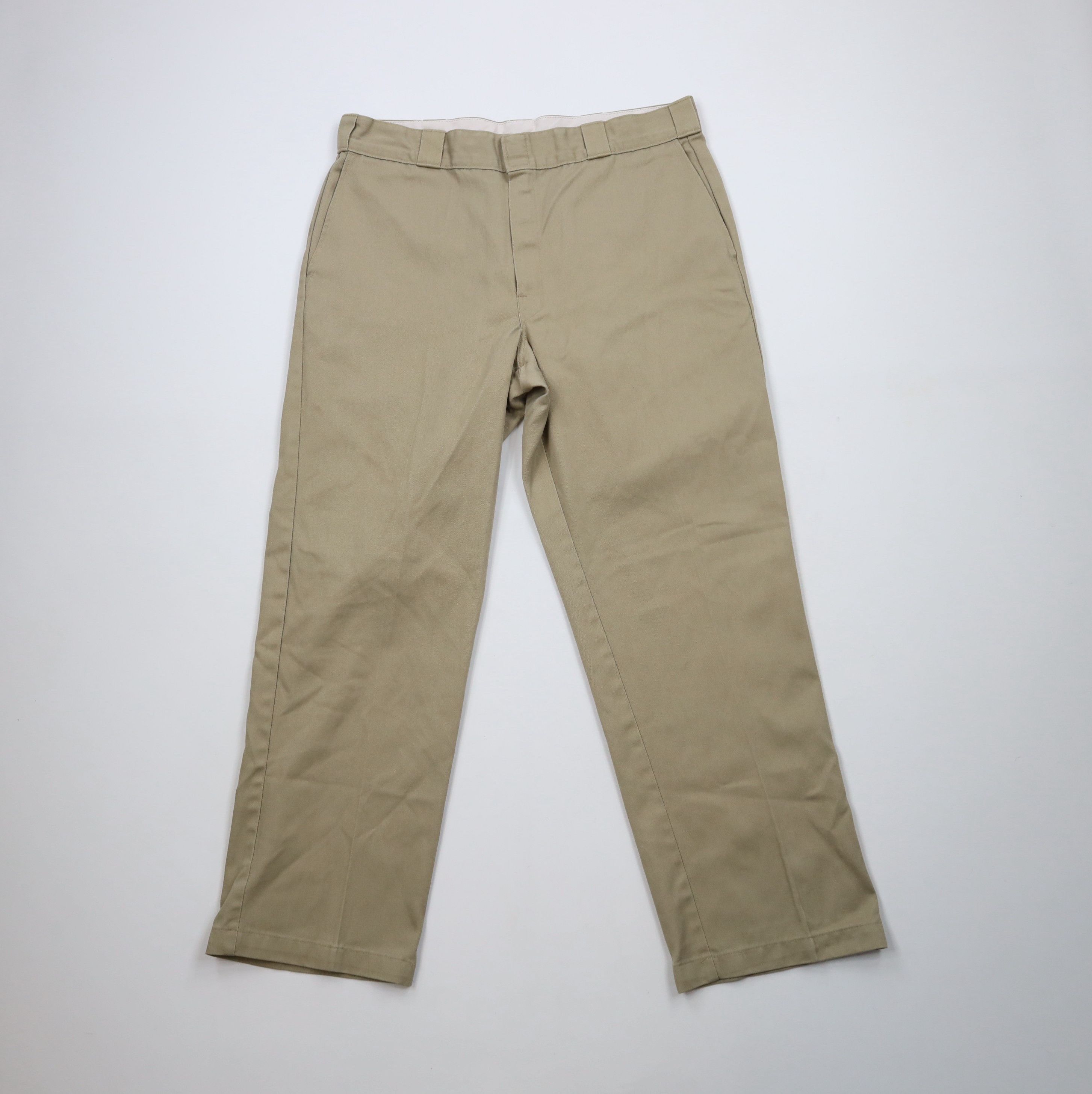 Dickies × Vintage Vintage Dickies Spell Workwear Wide Leg Mechanic Pants Tan Size US 36 / EU 52 - 1 Thumbnail