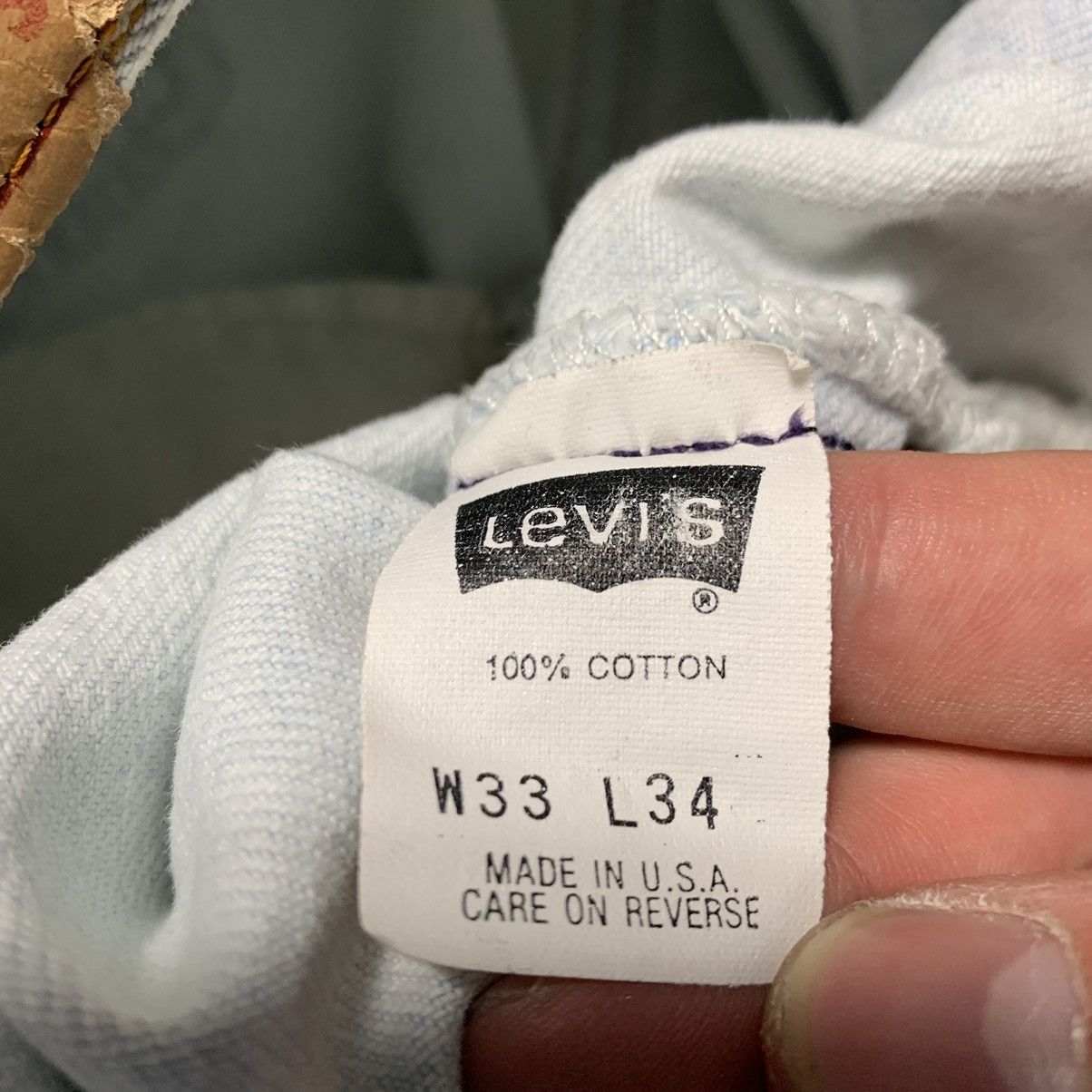 Levi's 80s Vintage Levi's 501 Made In USA Distressed Jeans 33x32 Size US 33 - 7 Thumbnail