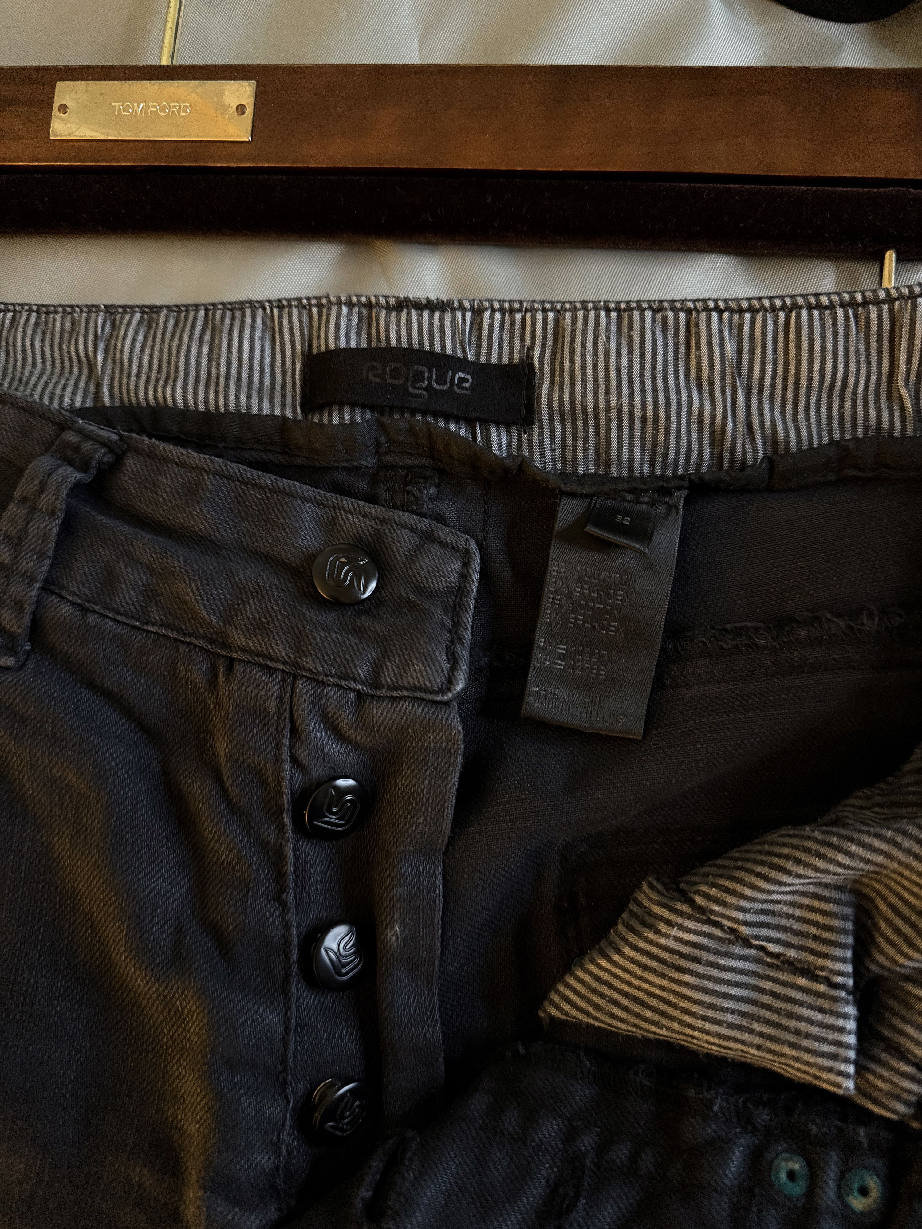 Rogue Effortless Cool Rare ROGUE Moto Pants, Badass Details Size US 32 / EU 48 - 24 Thumbnail