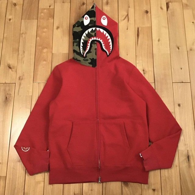 Bape × Swarovski Swarovski × BAPE camo shark full zip hoodie a bathing ape Size US M / EU 48-50 / 2 - 2 Thumbnail