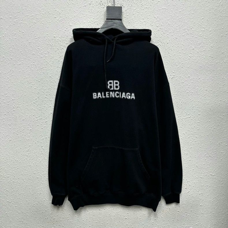 Balenciaga Balenciaga BB Mosaic Print Hoodie Size US S / EU 44-46 / 1 - 1 Thumbnail
