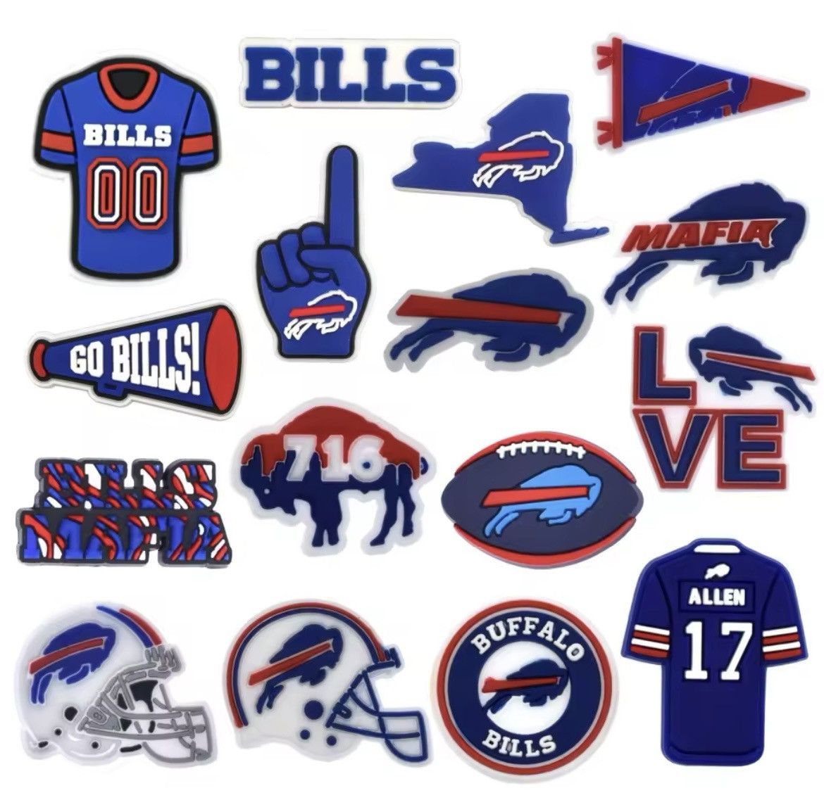 Other Buffalo Bills Shoe Charms Size ONE SIZE - 2 Thumbnail