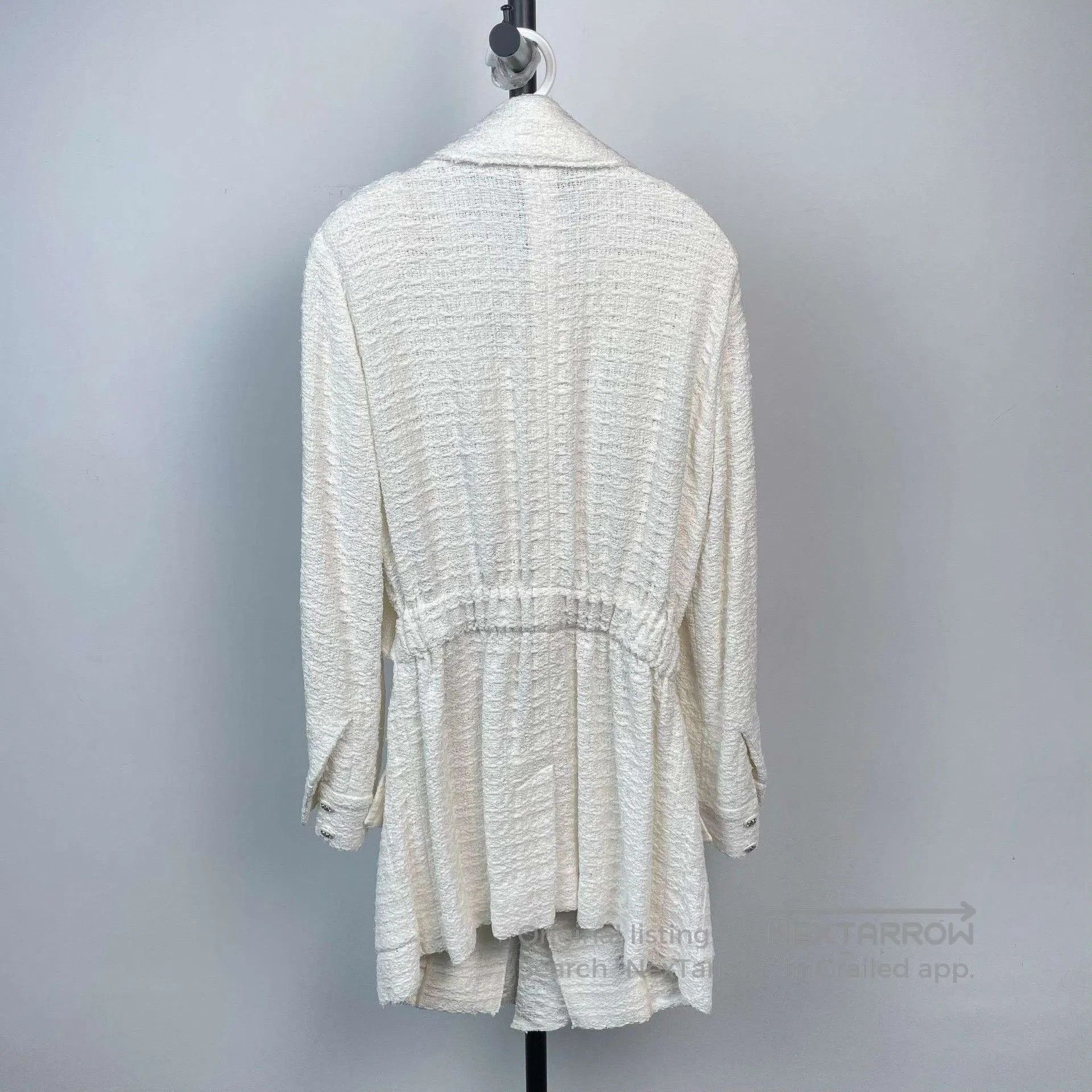 Chanel Chanel 21C Resort White Sash Coat. Size XS / US 0-2 / IT 36-38 - 9 Thumbnail