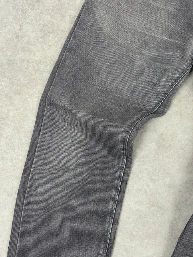 Prada 2000s Prada Light Grey Denim Slim Jeans Size US 31 - 10 Thumbnail