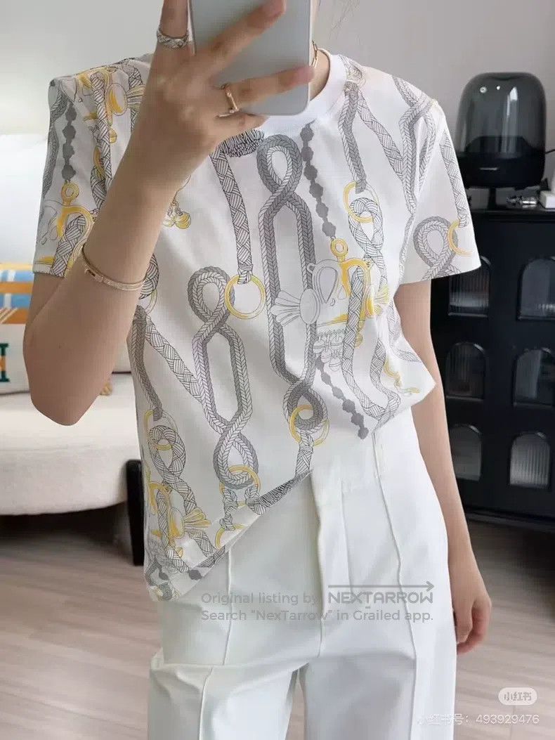 Hermes Hermes Straight Cut T-Shirt Size S / US 4 / IT 40 - 3 Thumbnail