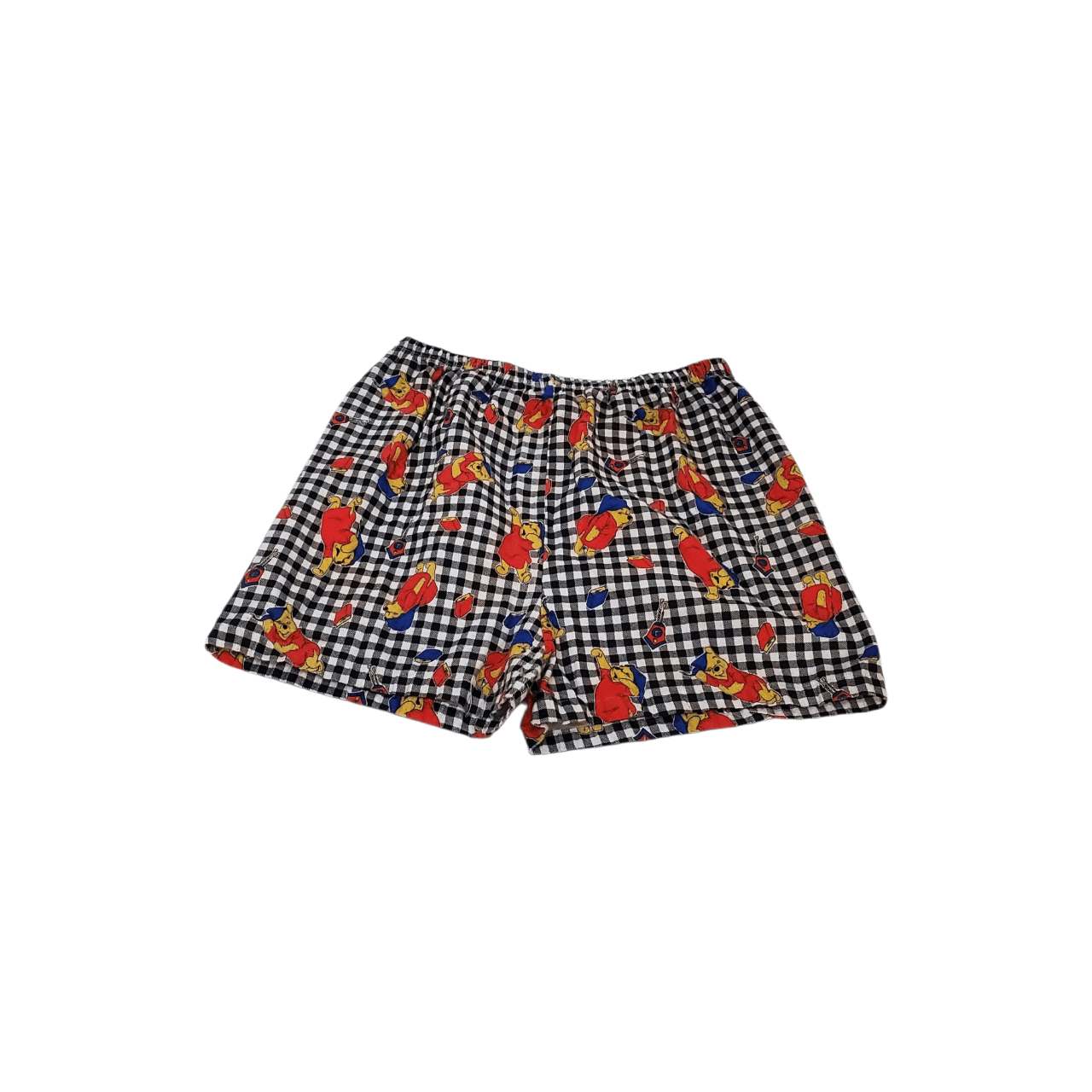 Vintage Y2K Winnie-the-Pooh Gingham Shorts Size US 31 - 1 Thumbnail