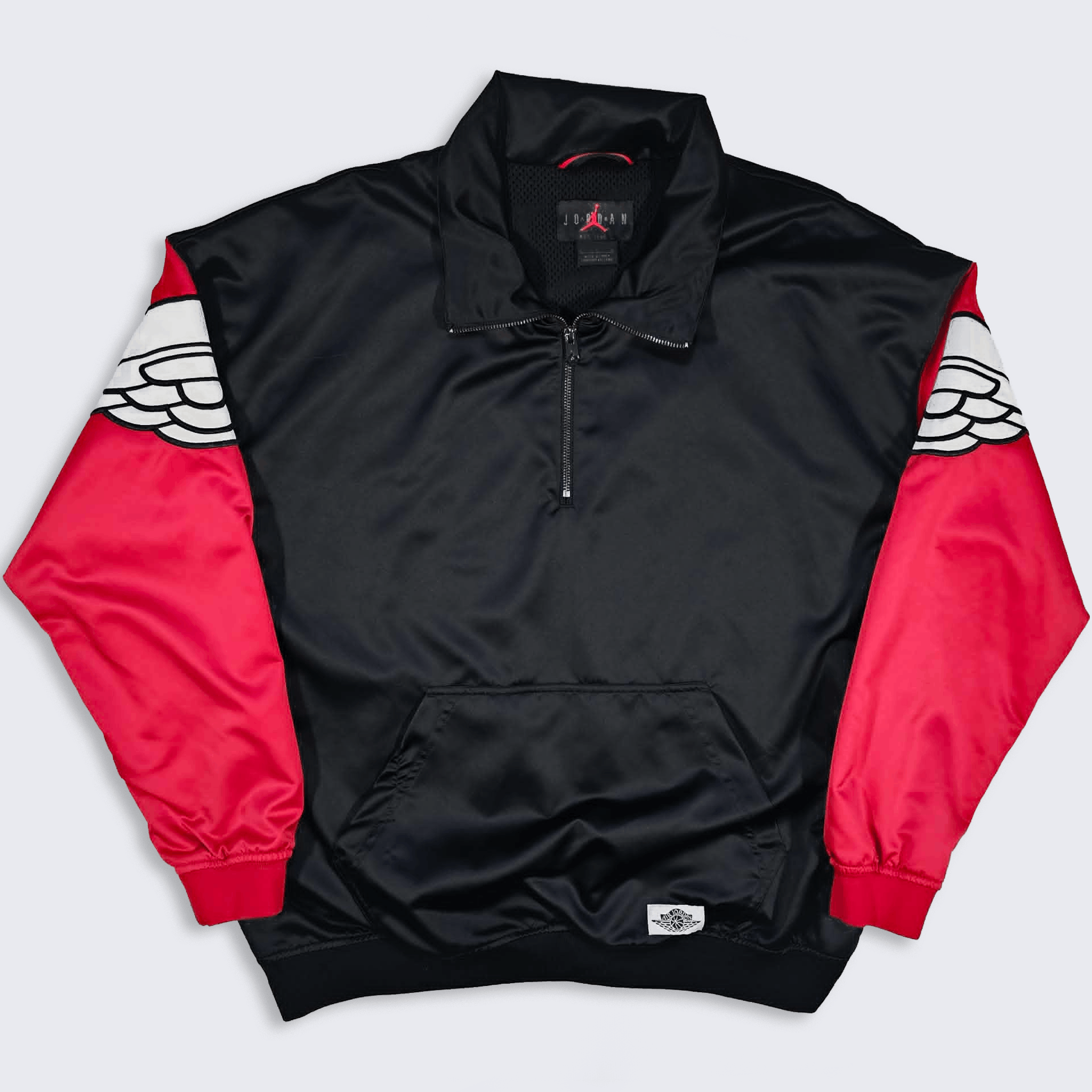 Jordan Brand Air Jordan Nike Wings Quarter Zip Basketball Track Jacket Size US L / EU 52-54 / 3 - 1 Thumbnail