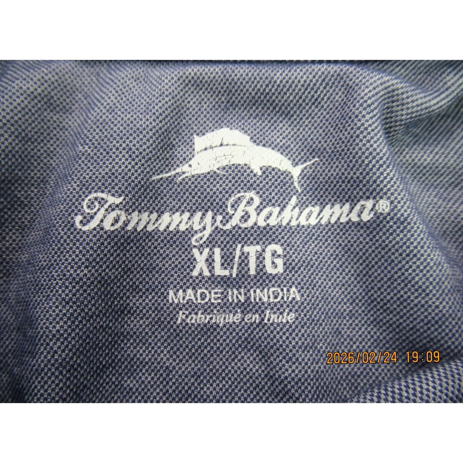Tommy Bahama Tommy Bahama Polo Shirt XL Blue Short Sleeve Golf Button Up Casual Mens Shirts Polo Shirt Size US XL / EU 56 / 4 - 4 Thumbnail