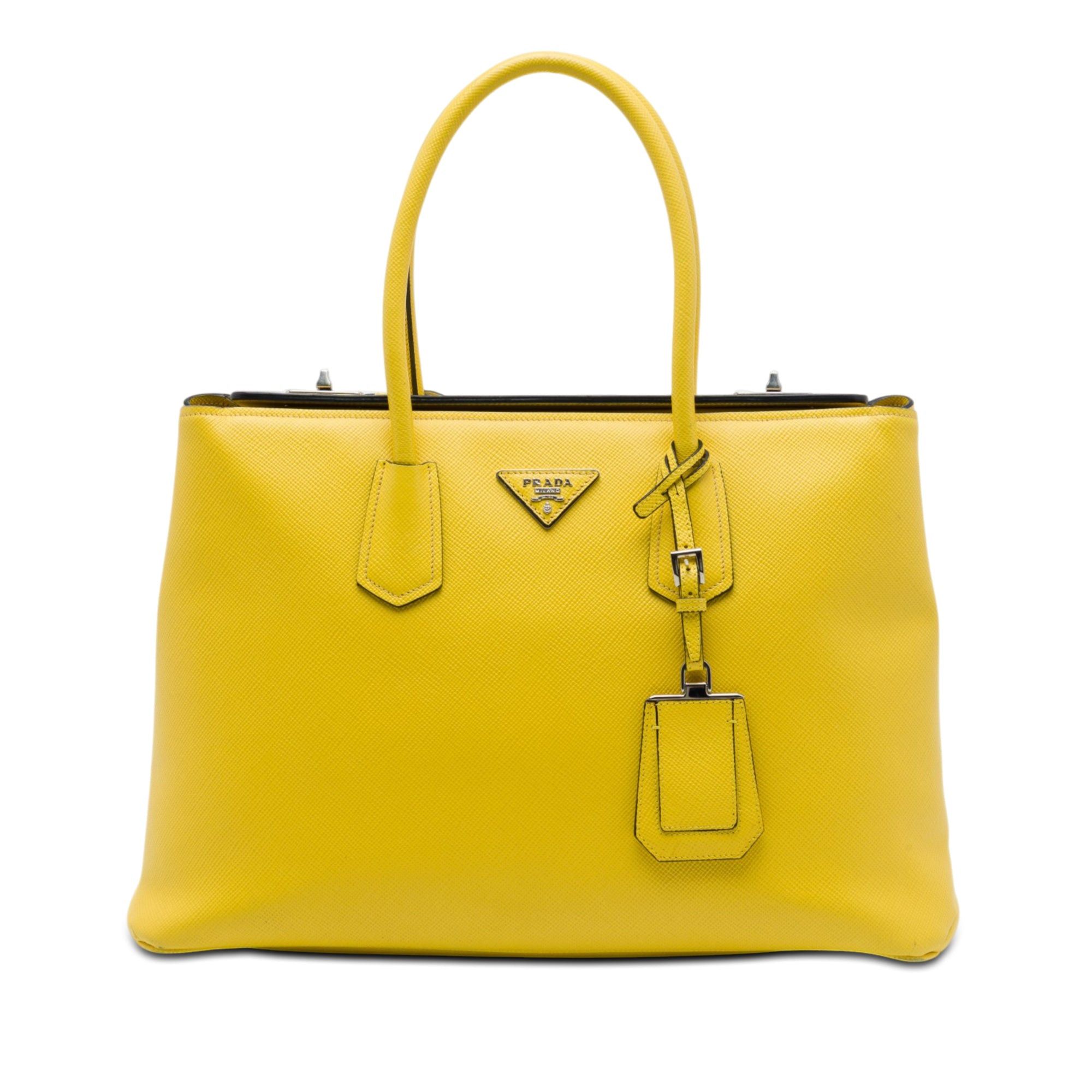 Prada Saffiano Cuir Double Tote Size ONE SIZE - 1 Thumbnail