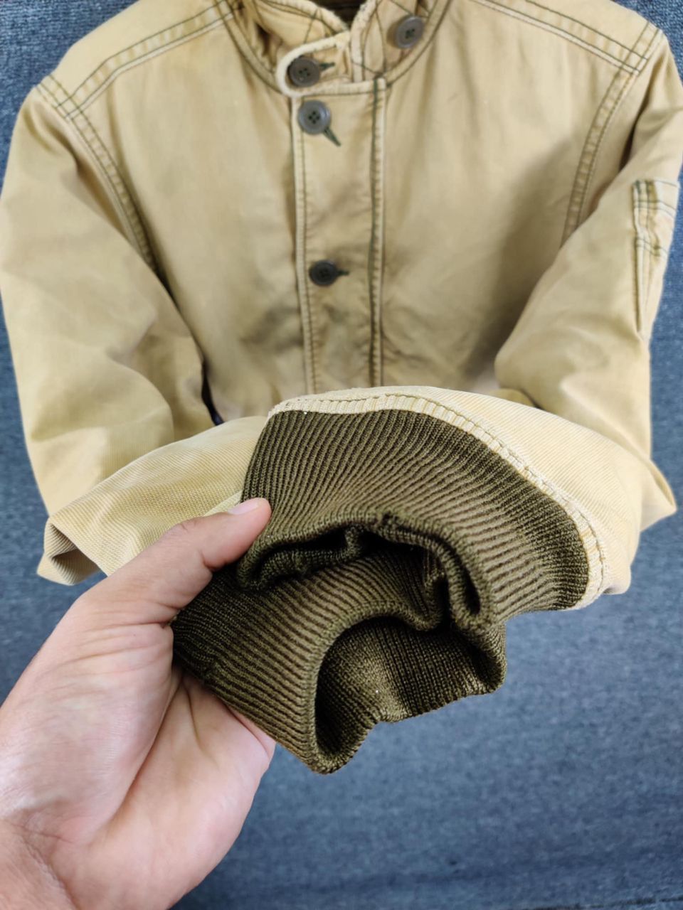 Abercrombie & Fitch Abercrombie & Fitch Shearling Harrison Bomber Fur Jacket Size US S / EU 44-46 / 1 - 18 Thumbnail