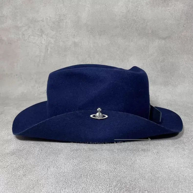 Vivienne Westwood Vivienne Westwood Asymmetric Deconstructed Wool Bowler Hat Size ONE SIZE - 2 Thumbnail