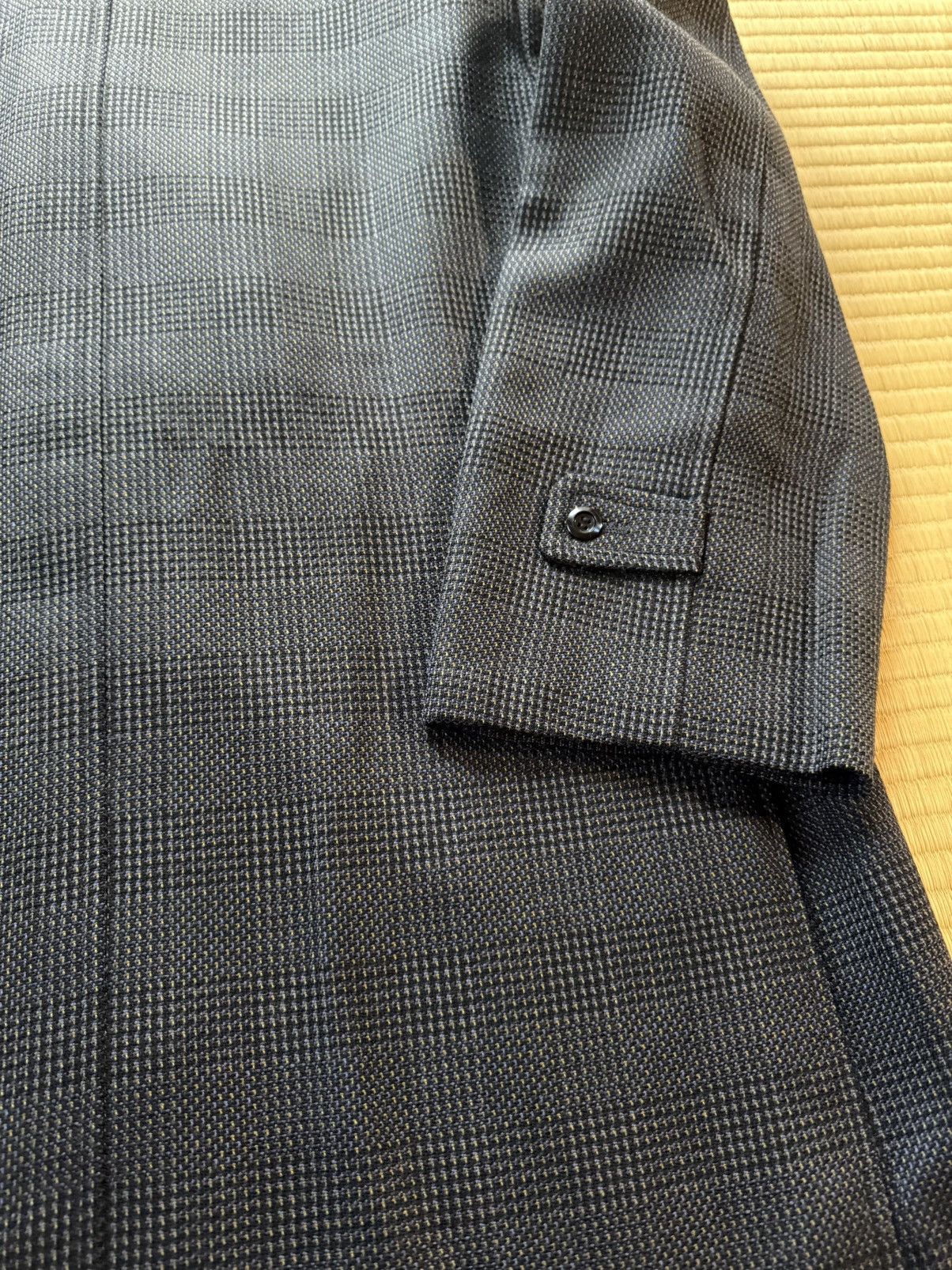 Other Vintage Japanese Wool Overcoat — Navy Micro-Check Size US XL / EU 56 / 4 - 11 Thumbnail
