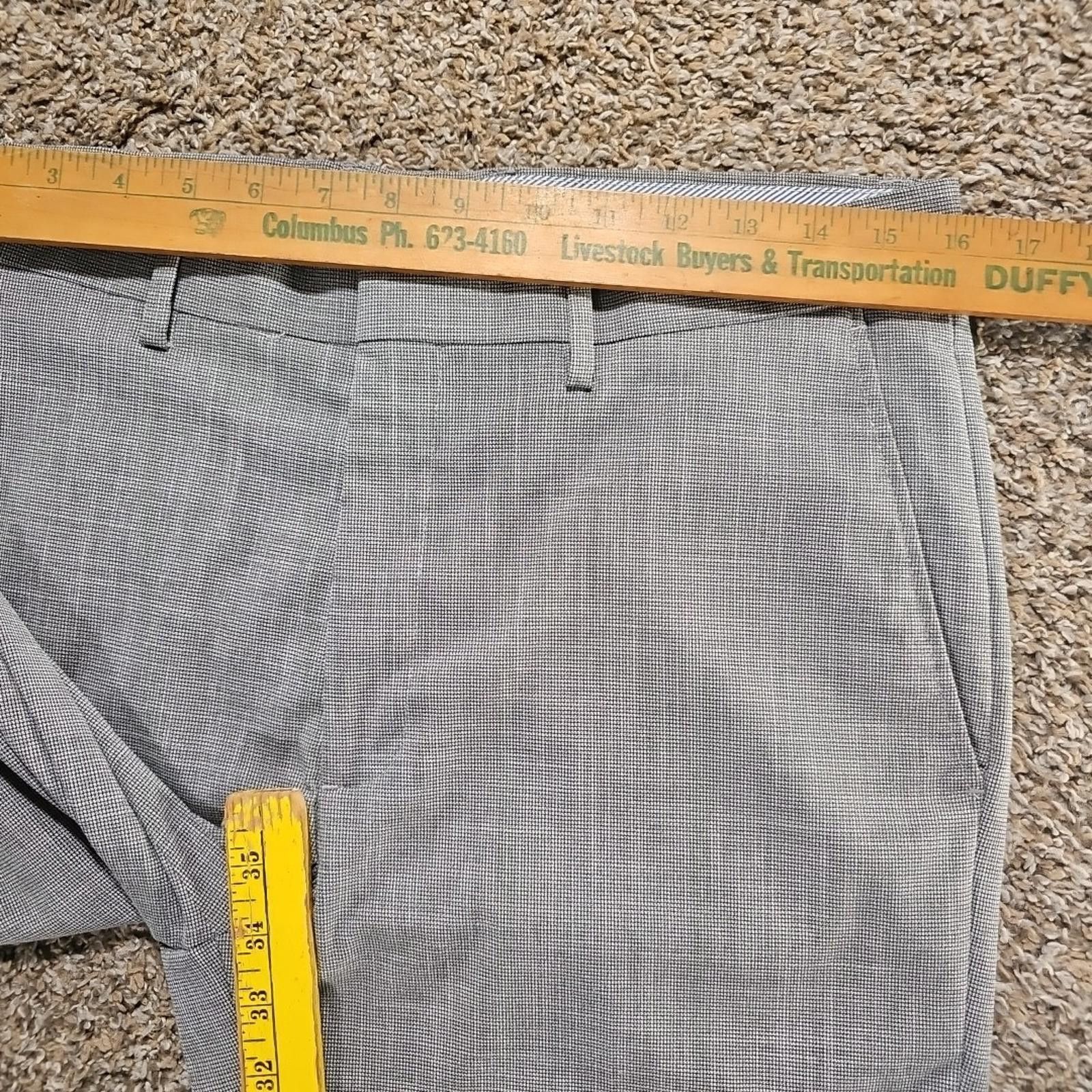 Haggar J.M. Haggar Slim Fit Premium Stretch Suit Pant 32x34 Size US 32 / EU 48 - 4 Thumbnail