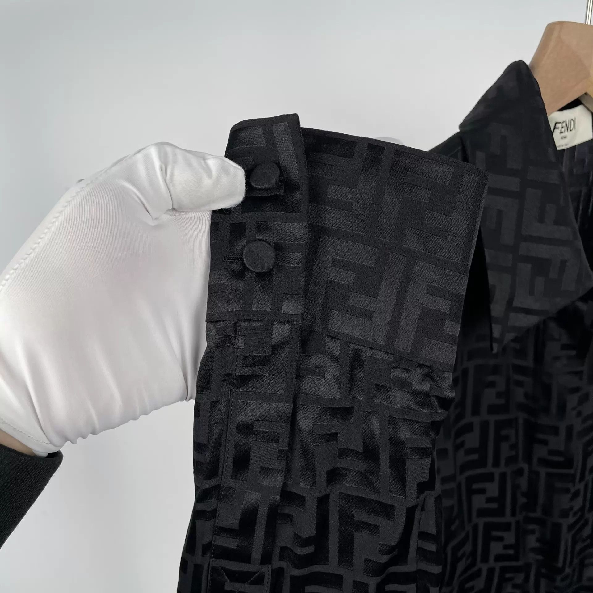 Fendi Fendi Silk Casual Suit Black 36 Size XS / US 0-2 / IT 36-38 - 3 Thumbnail