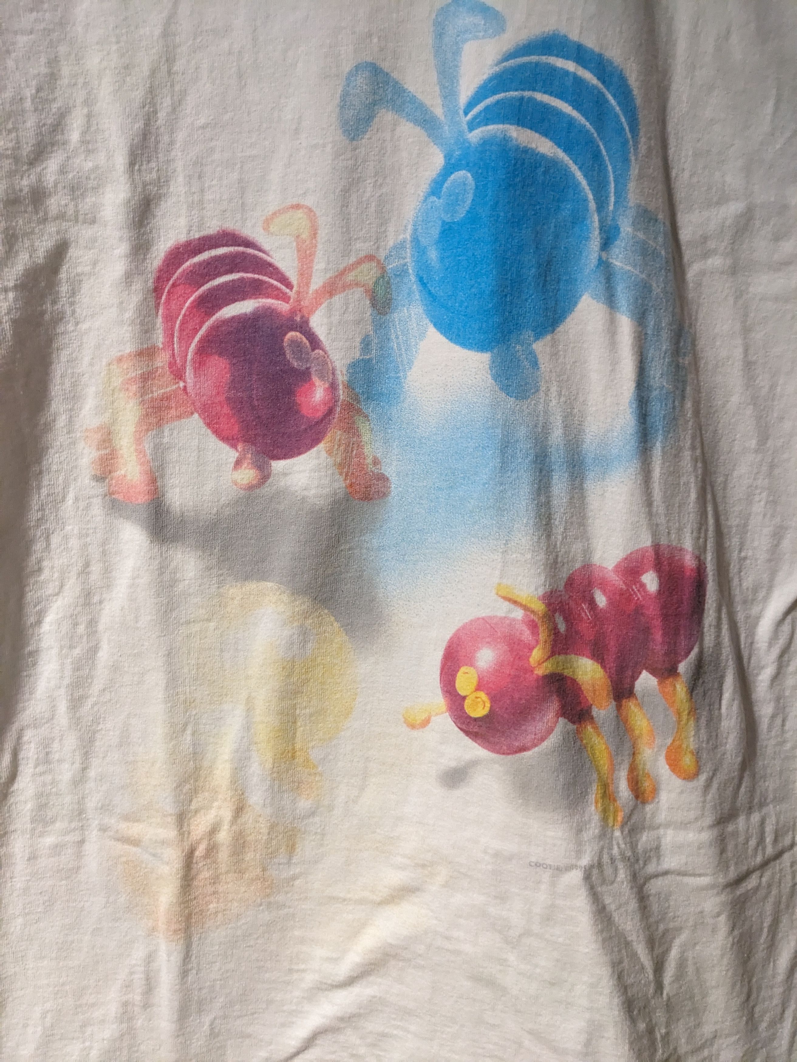 Fruit Of The Loom × Vintage Vintage 1995 Cootie Board Game Promo White Large T-Shirt Size US L / EU 52-54 / 3 - 2 Thumbnail