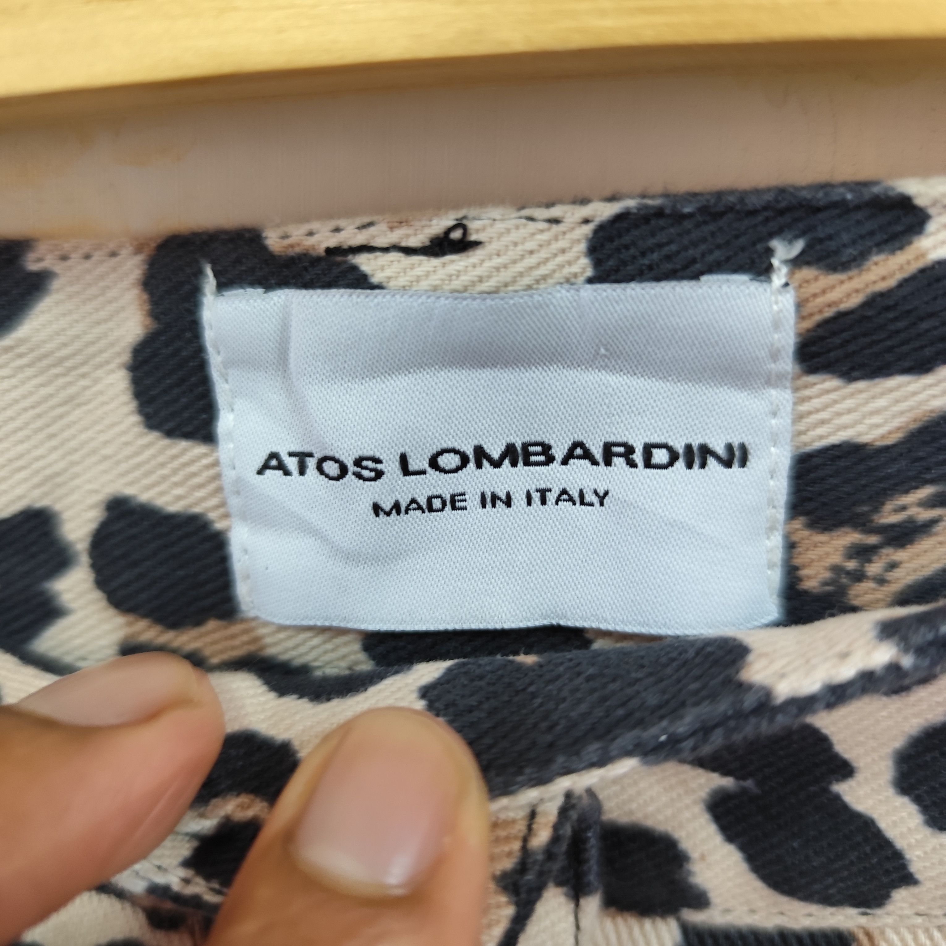 Designer 🇮🇹LEOPARD PRINT PANT BY ATOS LOMBARDINI MADE IN ITALY Size 36" / US 14 / IT 50 - 15 Thumbnail