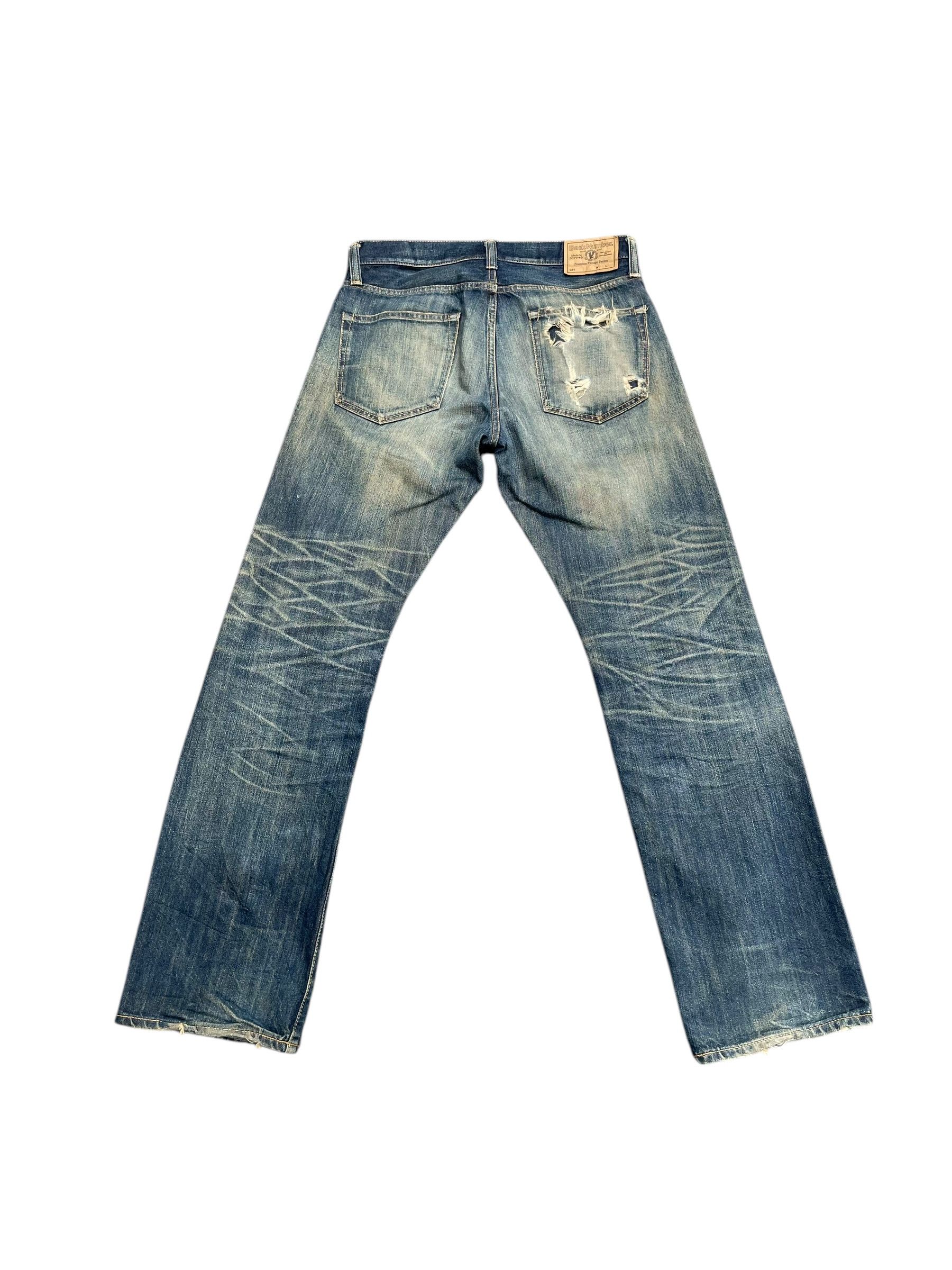 Japanese Brand × Vintage Vintage Back Number Faded Distresed Denim Size US 34 / EU 50 - 5 Thumbnail