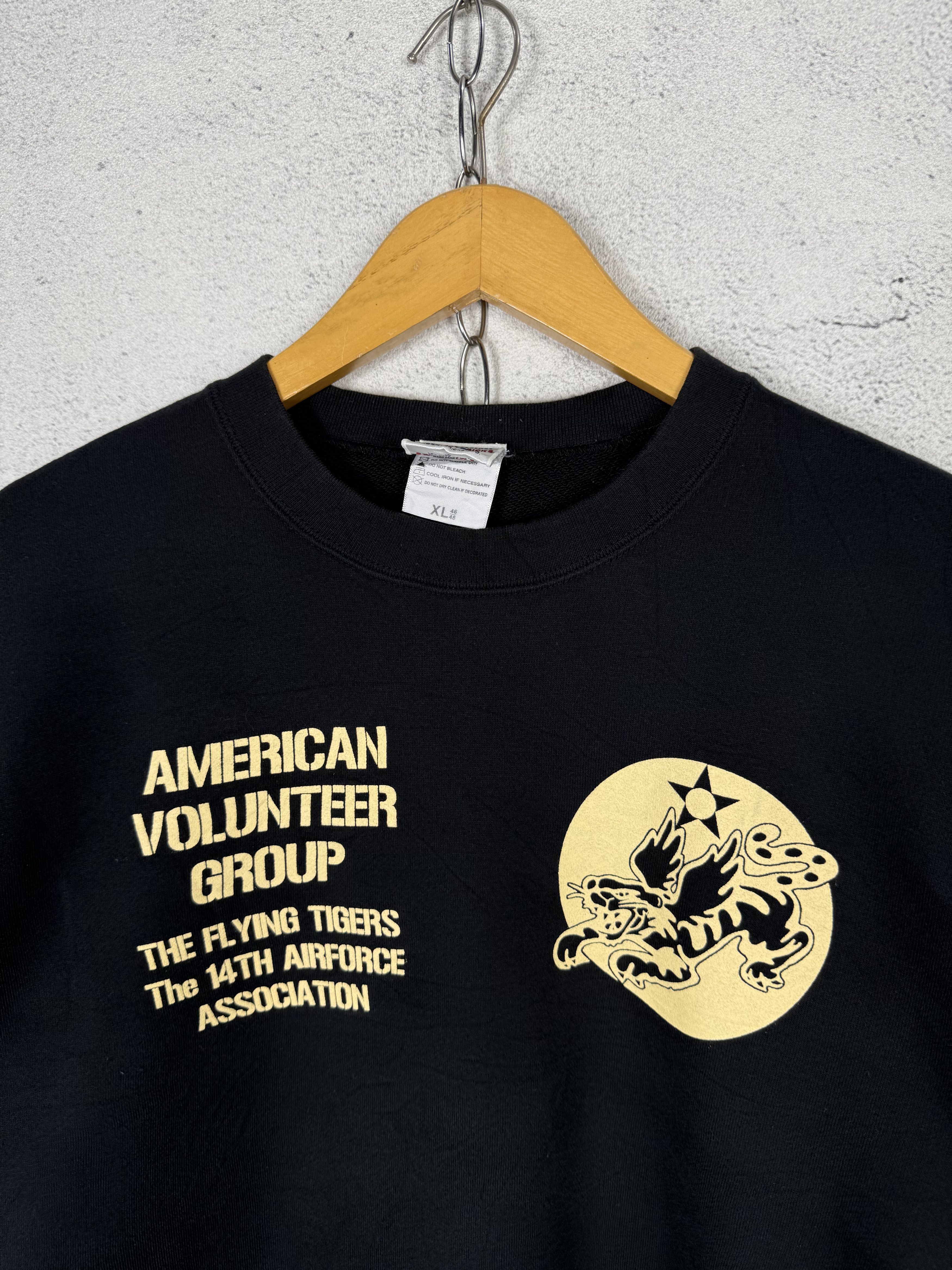 Japanese Brand The Mavericks AVG Flying Tigers Sweatshirt Crewneck Size US XL / EU 56 / 4 - 4 Thumbnail