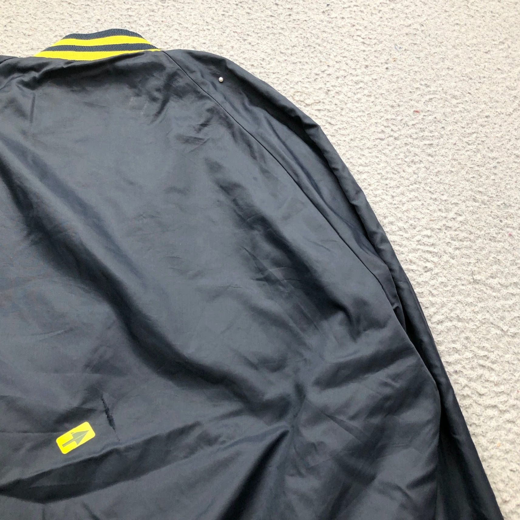 Chalk Line VINTAGE Chalk Line US Navy Bomber Jacket Mens L Snap Button Navy Yellow - 80s, Workwear, Casual, Military Style Size US L / EU 52-54 / 3 - 4 Thumbnail