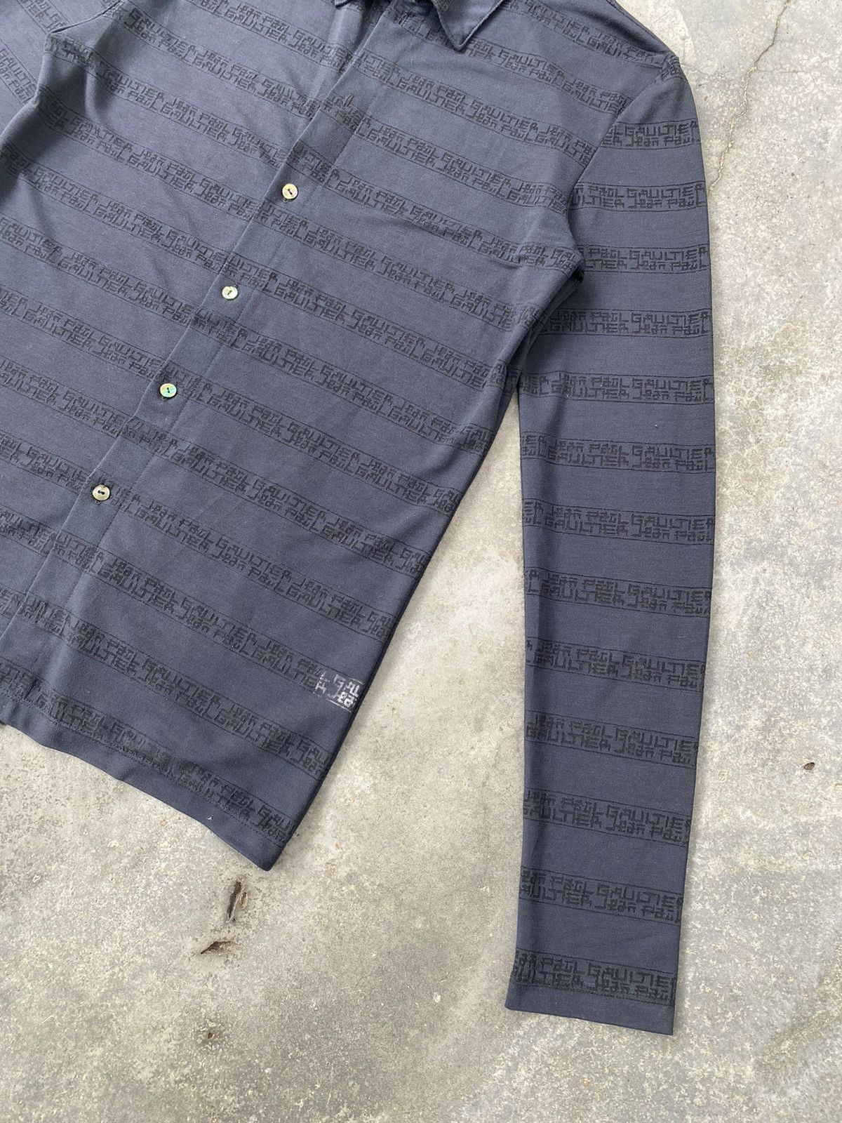 Jean Paul Gaultier Vintage 90s JPG Jean Paul Gaultier Classique Mesh Button Ups Size M / US 6-8 / IT 42-44 - 5 Thumbnail