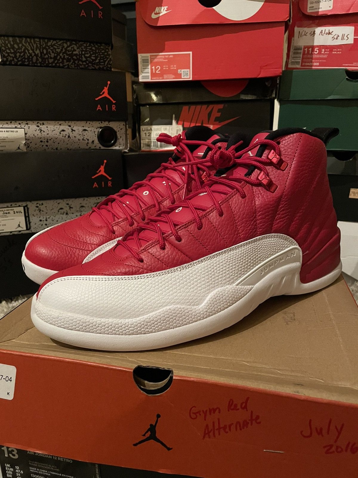Jordan Brand Jordan 12 Gum Red Size US 13 / EU 46 - 1 Thumbnail