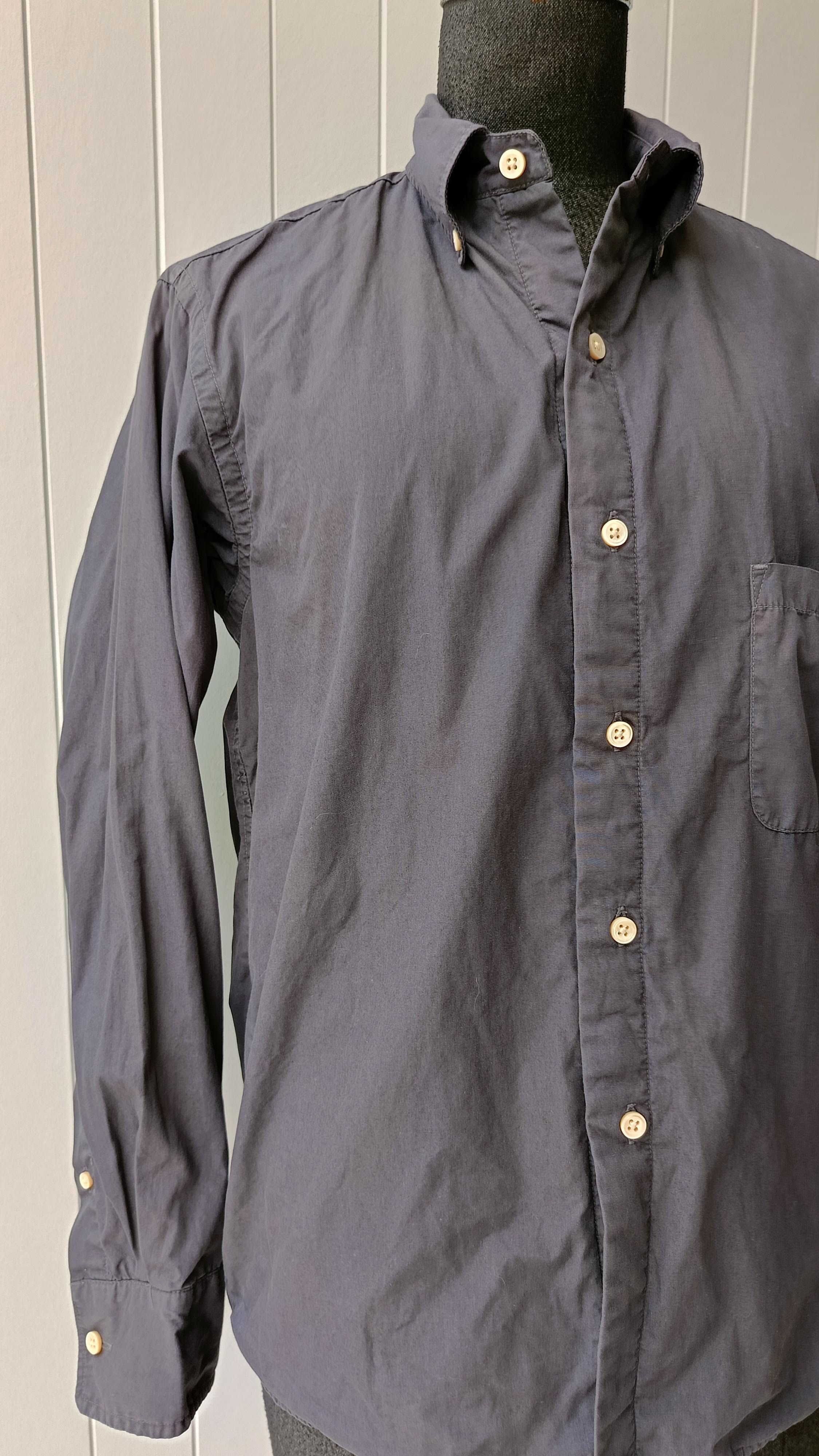 45rpm 45RPM NMD studio by R 1 solid dark gray small lined shirt Size US S / EU 44-46 / 1 - 3 Thumbnail