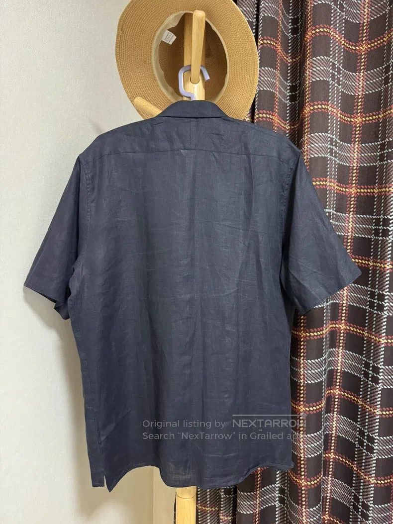 Hermes Hermes size 41 Linen jacket shirt, 100% linen, with leather Size US M / EU 48-50 / 2 - 2 Thumbnail