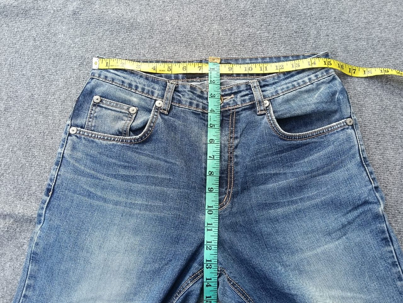 Japanese Brand Oniarai Embroidered Dragon Graphic Jeans – Vintage Wash Size US 30 / EU 46 - 11 Thumbnail
