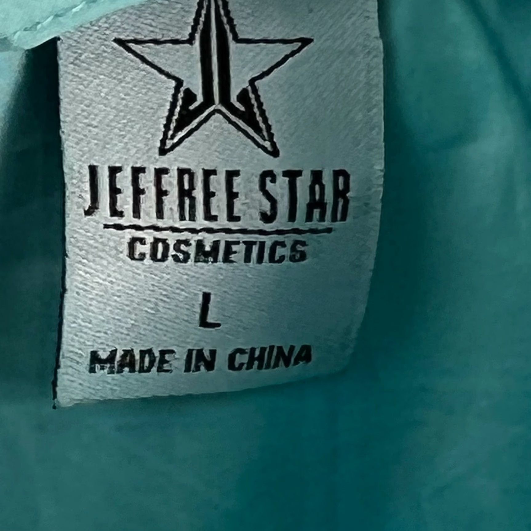 Vintage Jeffree Star Cosmetics Womens Coat Rain Blue Hooded Full Zip Size L Size L / US 10 / IT 46 - 6 Thumbnail