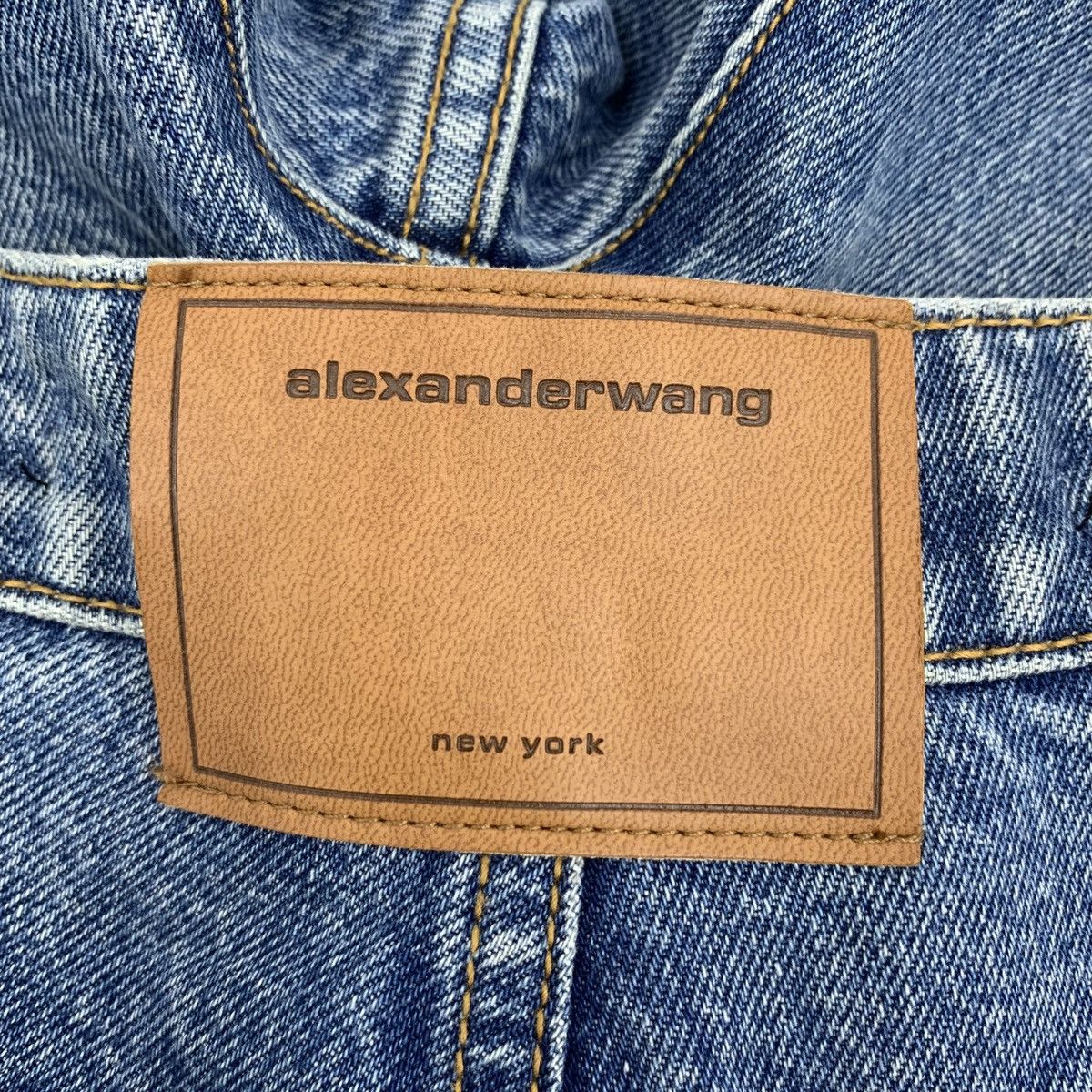 Alexander Wang Alexander Wang Blue Washed Cotton Denim Pants K26WX Size 28" / US 6 / IT 42 - 5 Thumbnail
