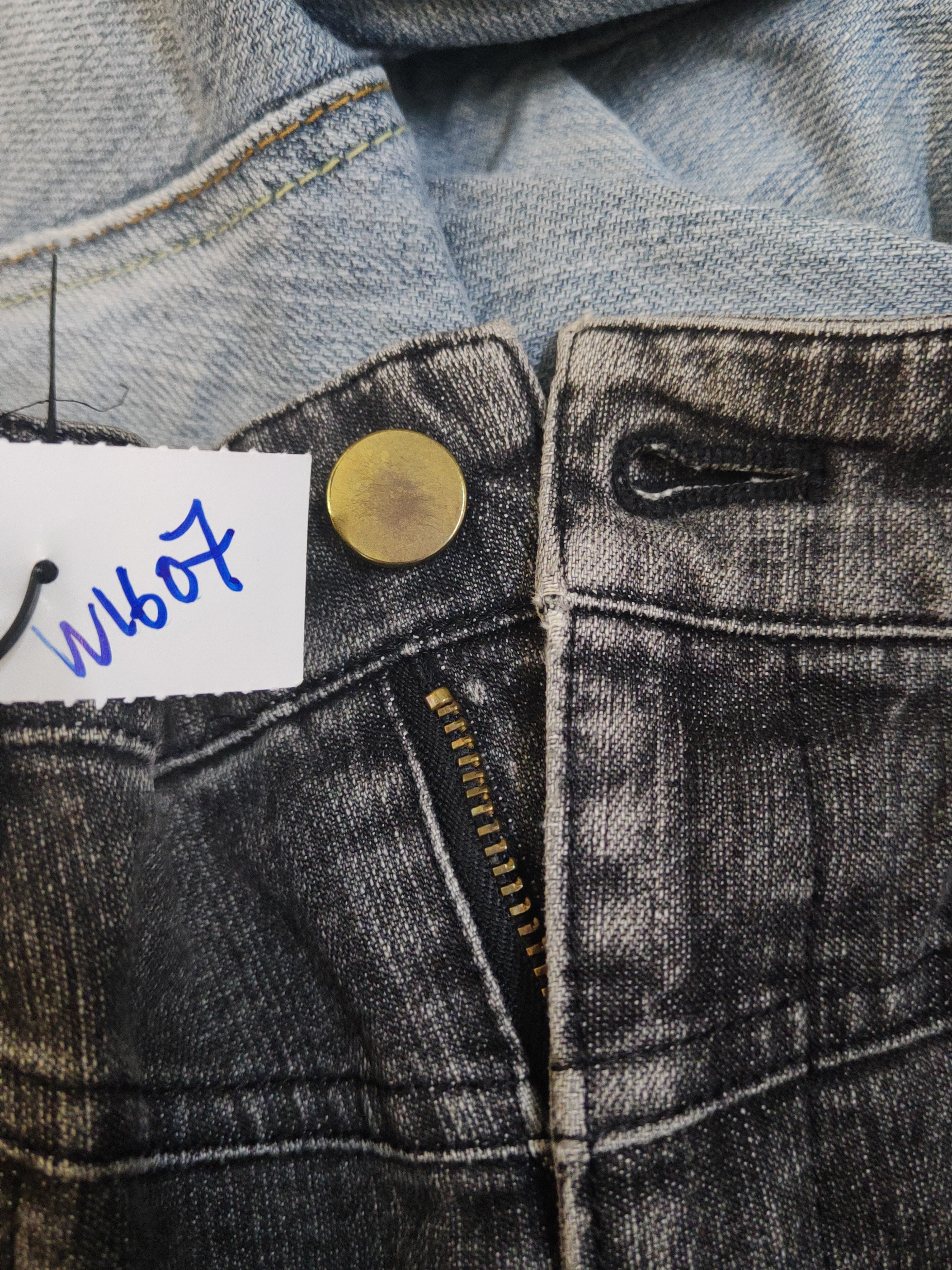 Japanese Brand Green Eye Black Distressed Ripped denim Jeans #W1607 Size 27" / US 4 / IT 40 - 16 Thumbnail
