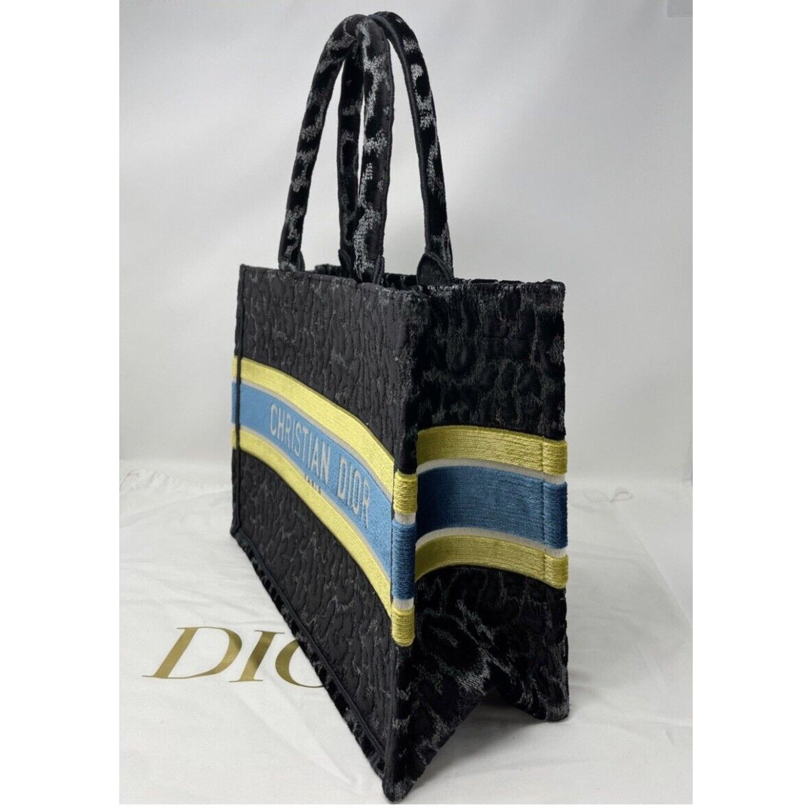Dior CHRISTIAN DIOR Small Book Mizza Embroidered Tote Bag Size ONE SIZE - 5 Thumbnail
