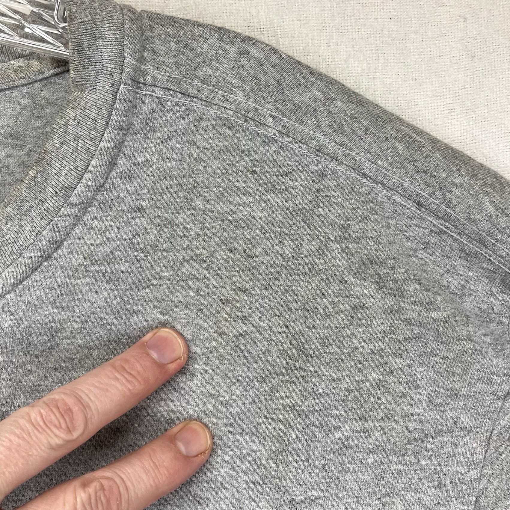 Carhartt Carhartt Shirt Mens Gray XL Henley Short Sleeve Relaxed Fit Cotton Polyester Blend Size US XL / EU 56 / 4 - 6 Thumbnail