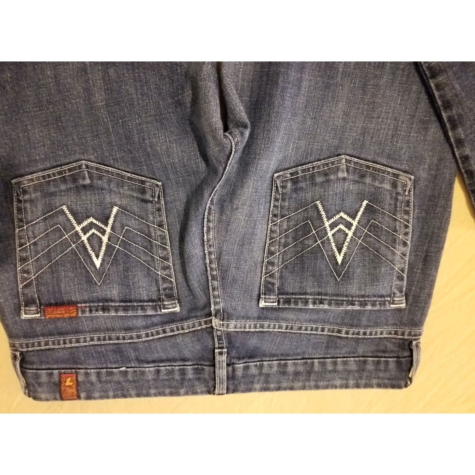 7 For All Mankind Womens 7 For All Mankind Jeans 31 Denim Pants Stretch Flared Blue Womens Jeans Type Denim Stretch Flared 7 For All Mankind Mens? Size 24" / US 00 / IT 34 - 2 Thumbnail
