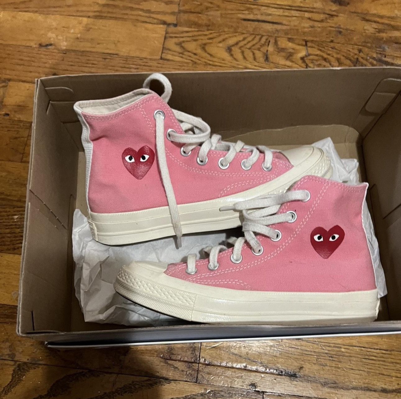 Comme des Garcons Comme Des Garçons Play x Converse Size US 4.5 / IT 34.5 - 3 Thumbnail