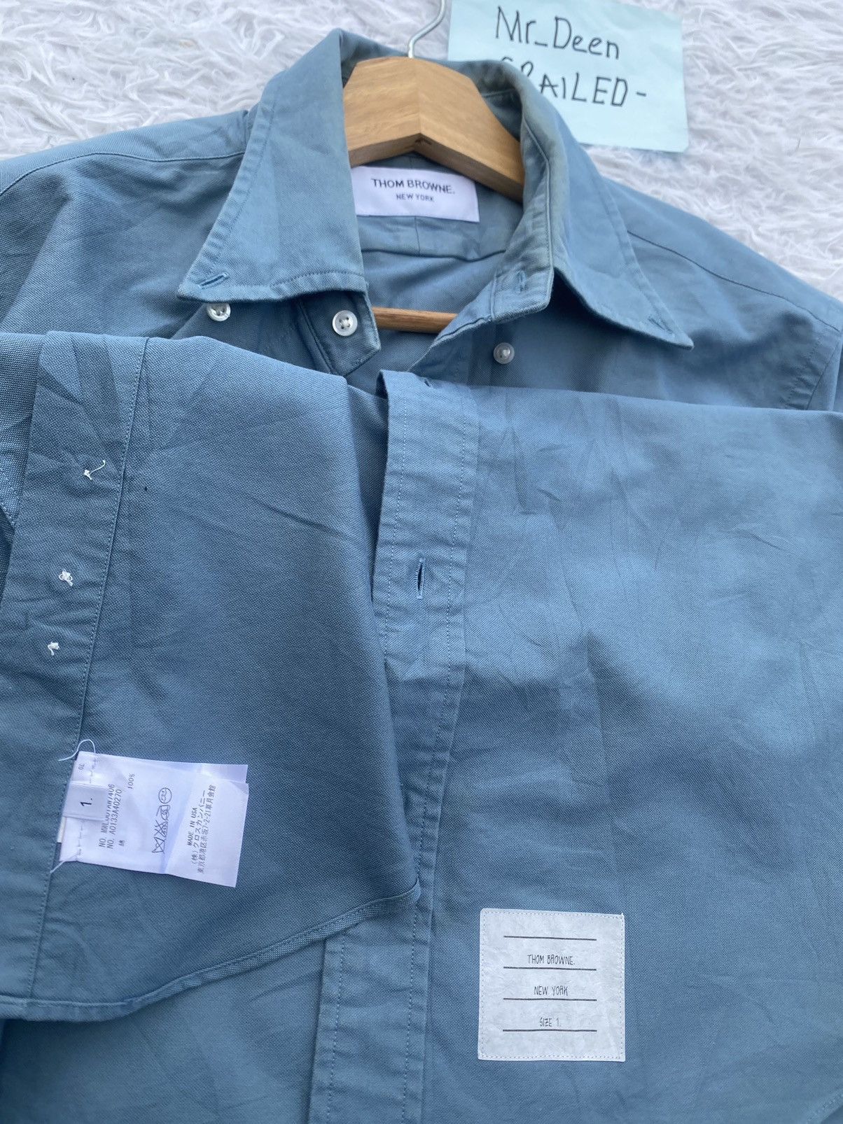 Thom Browne Rare Thom Browne Buttons Up Shirt Size US S / EU 44-46 / 1 - 10 Thumbnail