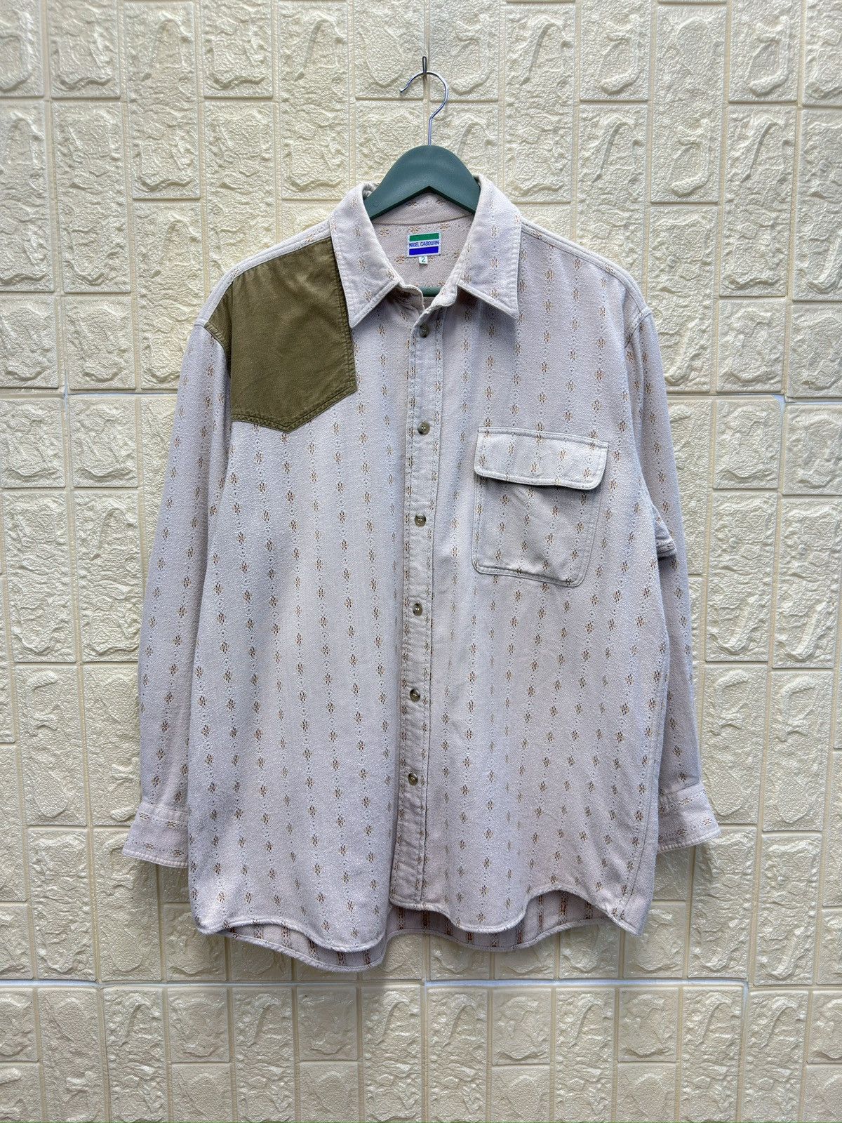Nigel Cabourn Rare Nigel Cabourn Vintage Flannel Corduroy Patchwork MJ111 Size US M / EU 48-50 / 2 - 1 Thumbnail