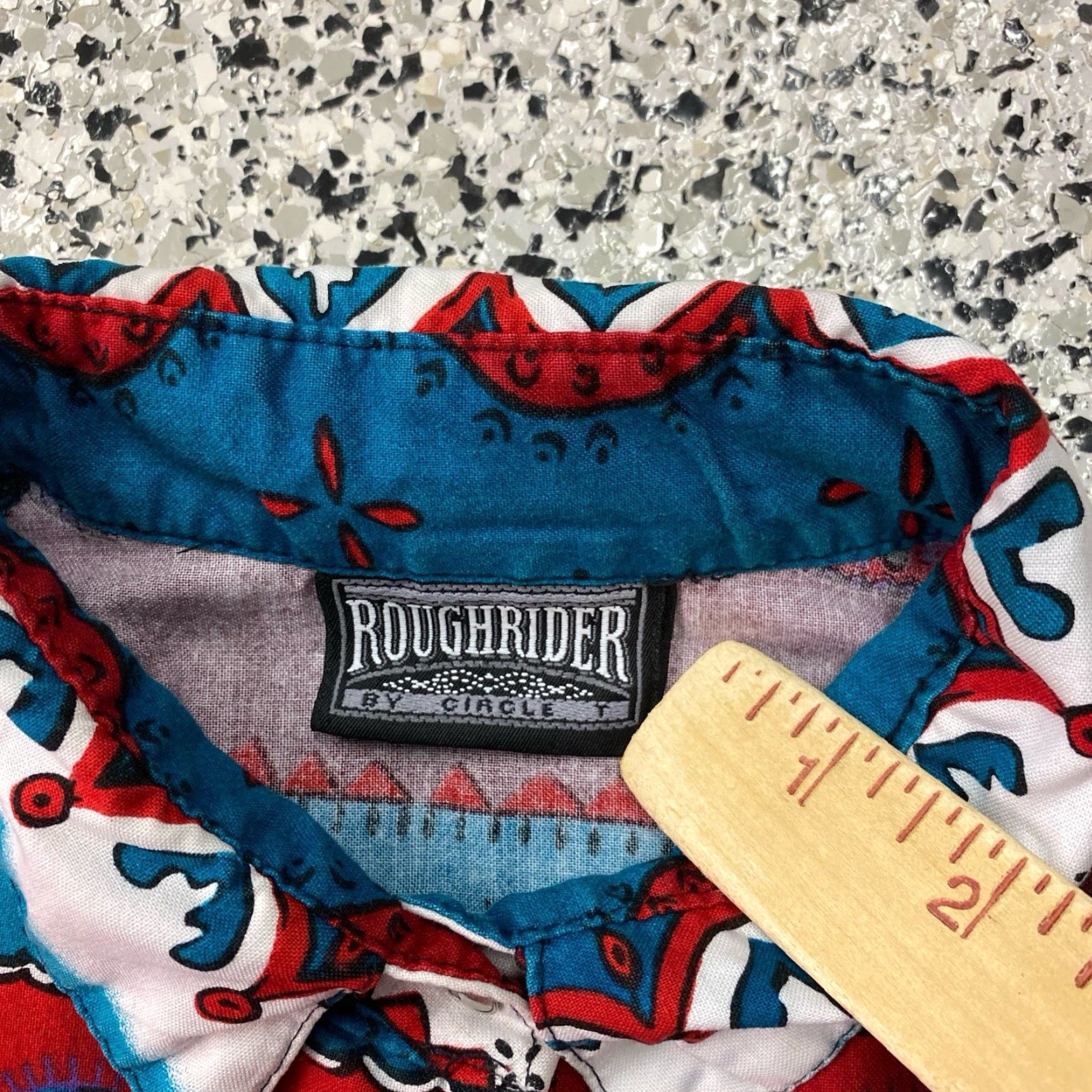 Vintage **Vintage Roughrider Western Cowgirl Shirt Womens Large Blue Red** User: **Vintage Roughrider Western Cowgirl Shirt Womens Large Blue Red** Size L / US 10 / IT 46 - 2 Thumbnail