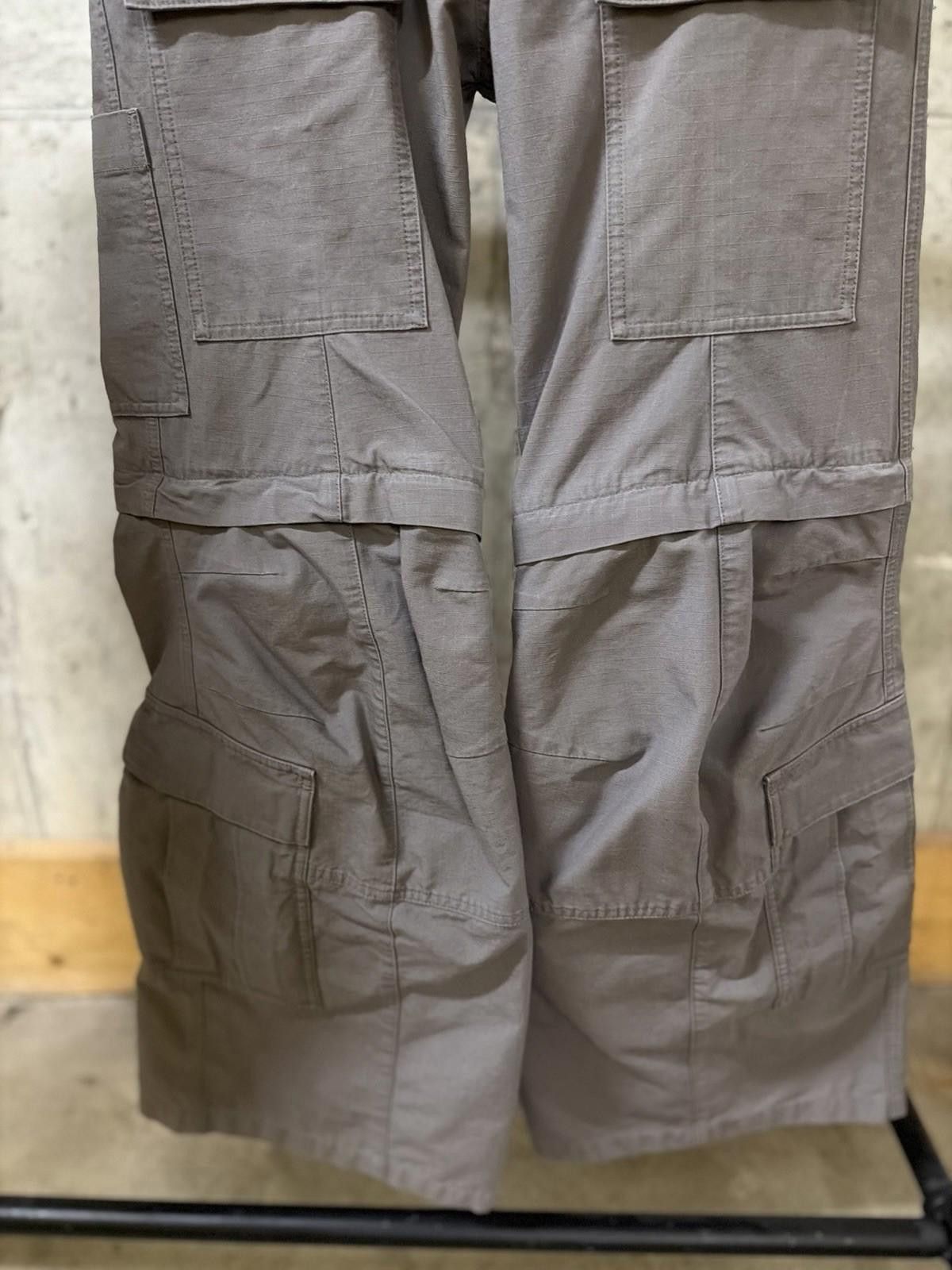Balenciaga Balenciaga Wide Leg Black Ripstop Cargo Pants Size (XS) NEW Size US 28 / EU 44 - 4 Thumbnail