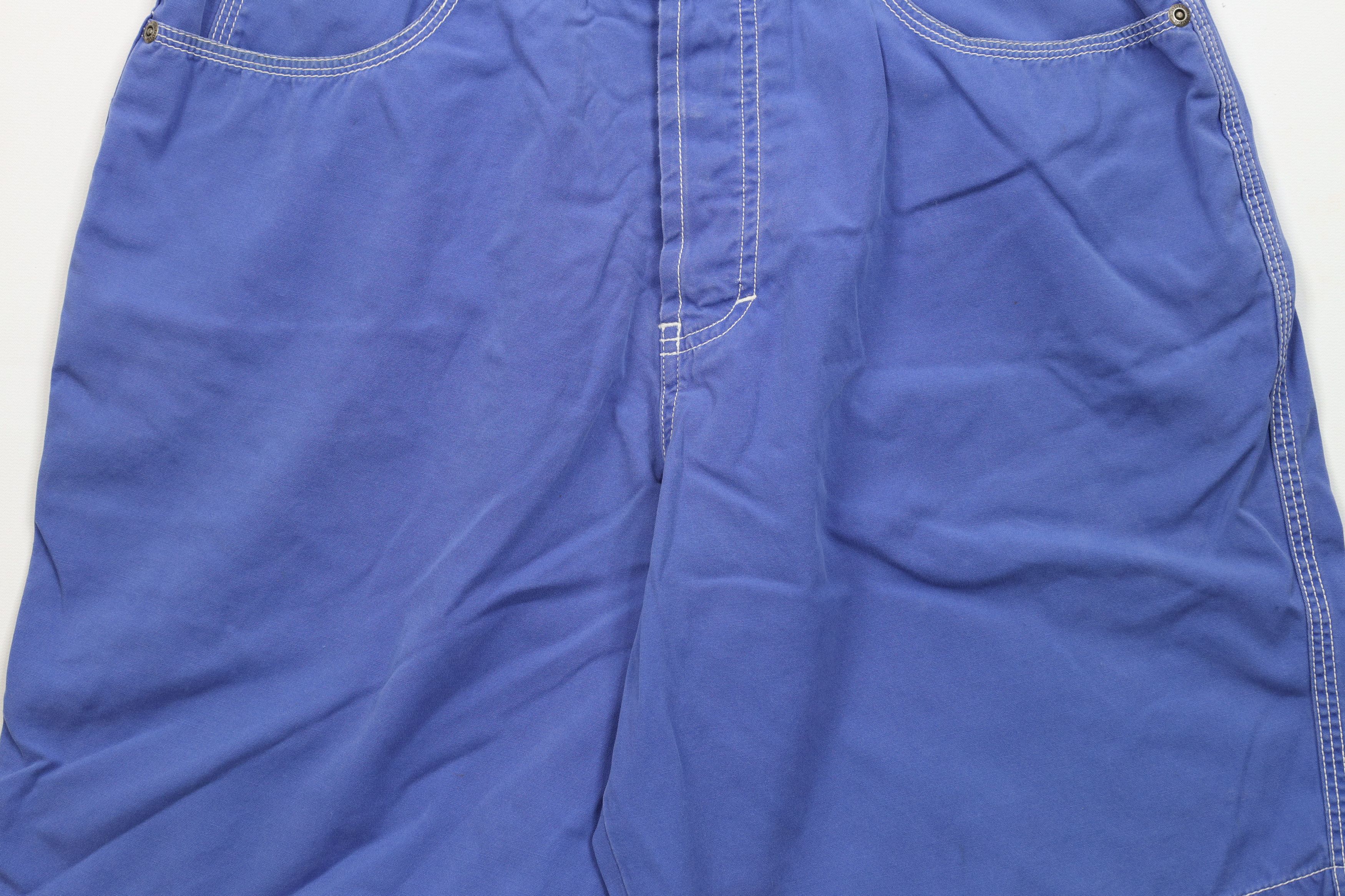 Eddie Bauer × Vintage Vintage 90s Eddie Bauer Button Fly Bermuda Chino Shorts Blue Size 30" / US 8 / IT 44 - 3 Thumbnail