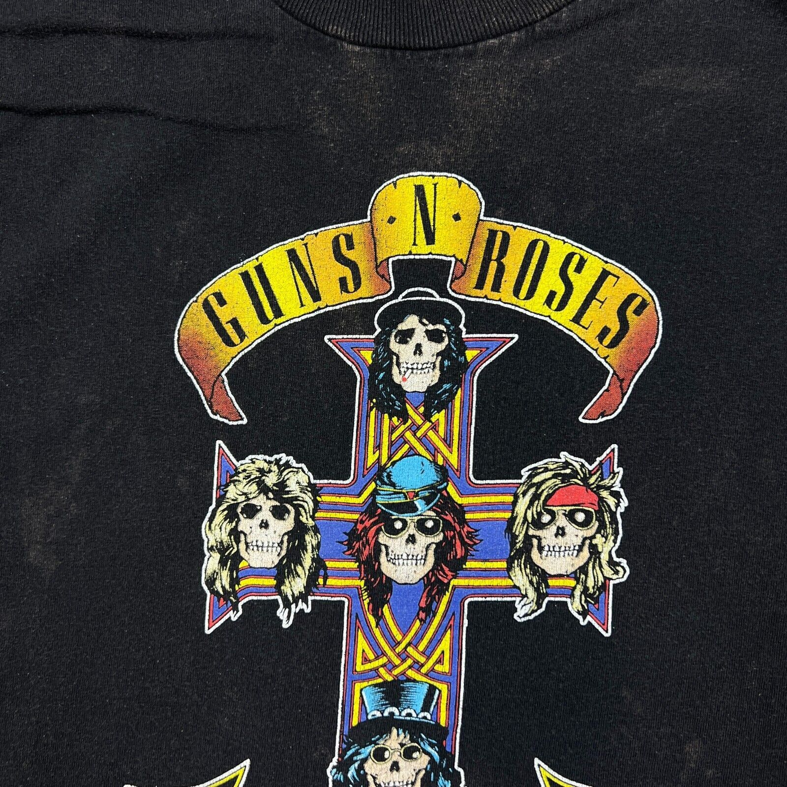Band Tees × Guns N' Roses × Vintage Guns N Roses T Shirt XL Appetite For Destruction Faded Band Size US XL / EU 56 / 4 - 3 Thumbnail