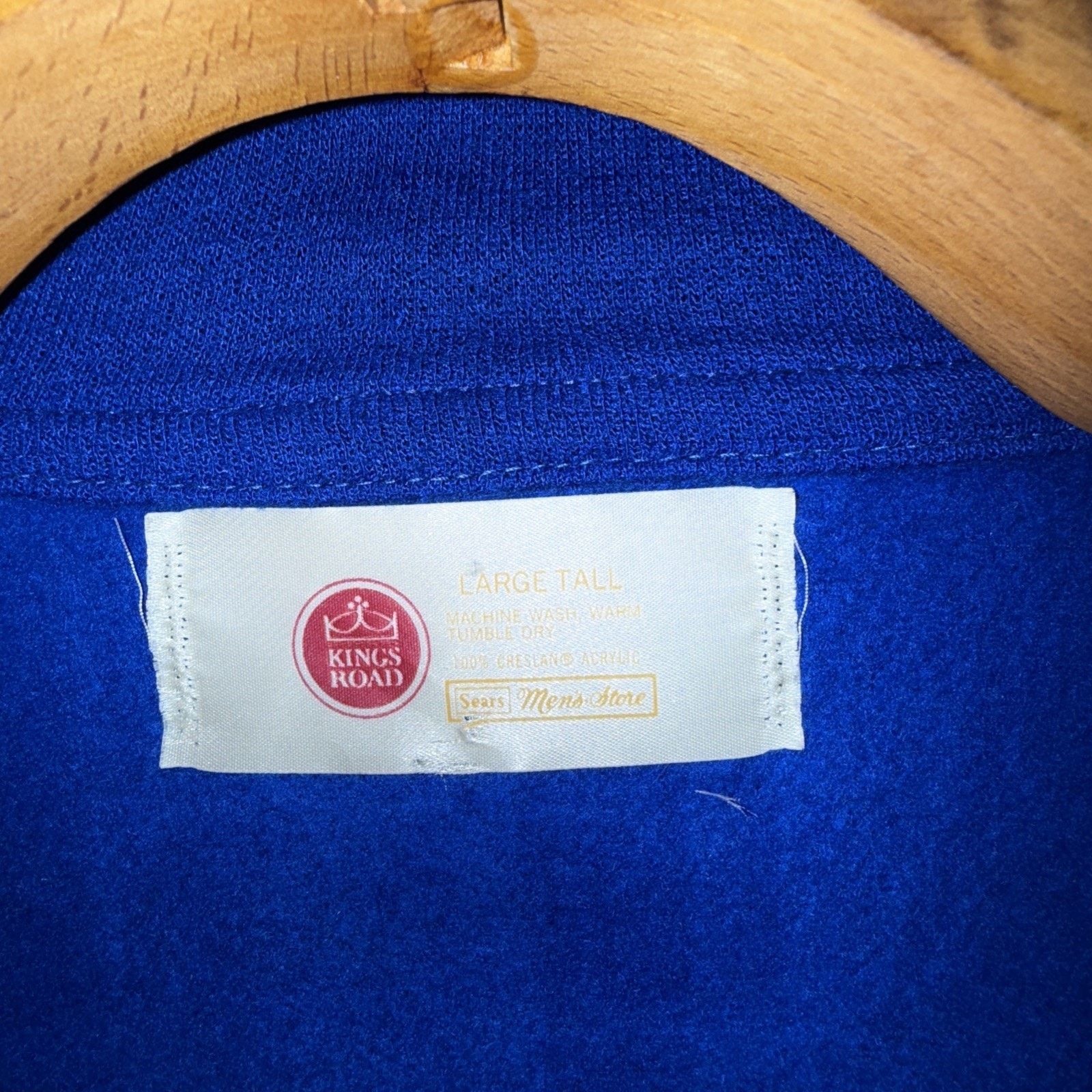 Sears Vintage Track Sweater Kings Road Sear’s Men’s Store Sz L MOB Size US L / EU 52-54 / 3 - 4 Thumbnail
